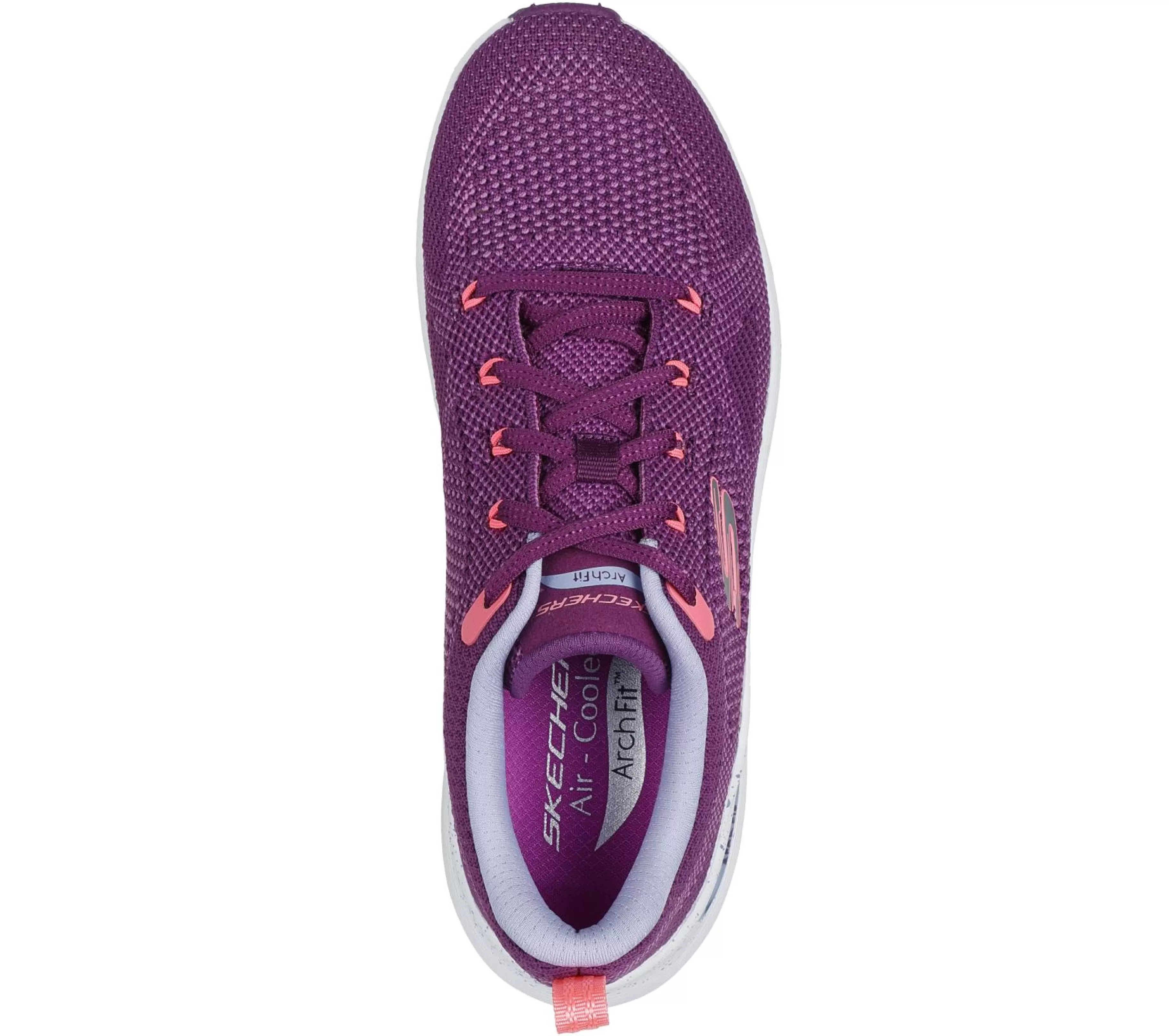 Com Atacadores | Sapatilhas | SKECHERS Arch Fit 2.0 - Fast Paced ROXO / MULTICOR