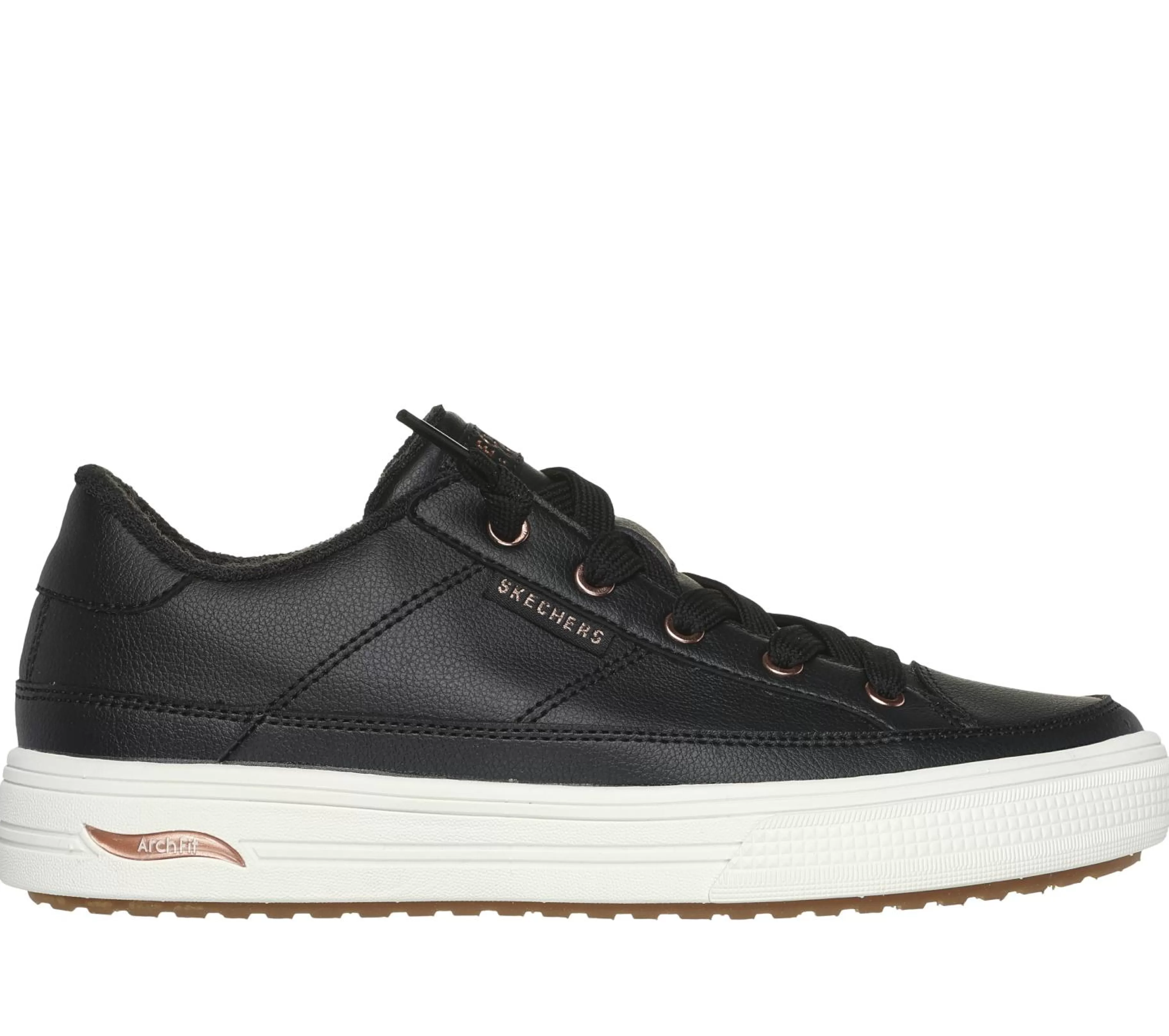 Sapatos Rasos | Com Atacadores | SKECHERS Arch Fit Arcade - On My Way PRETO