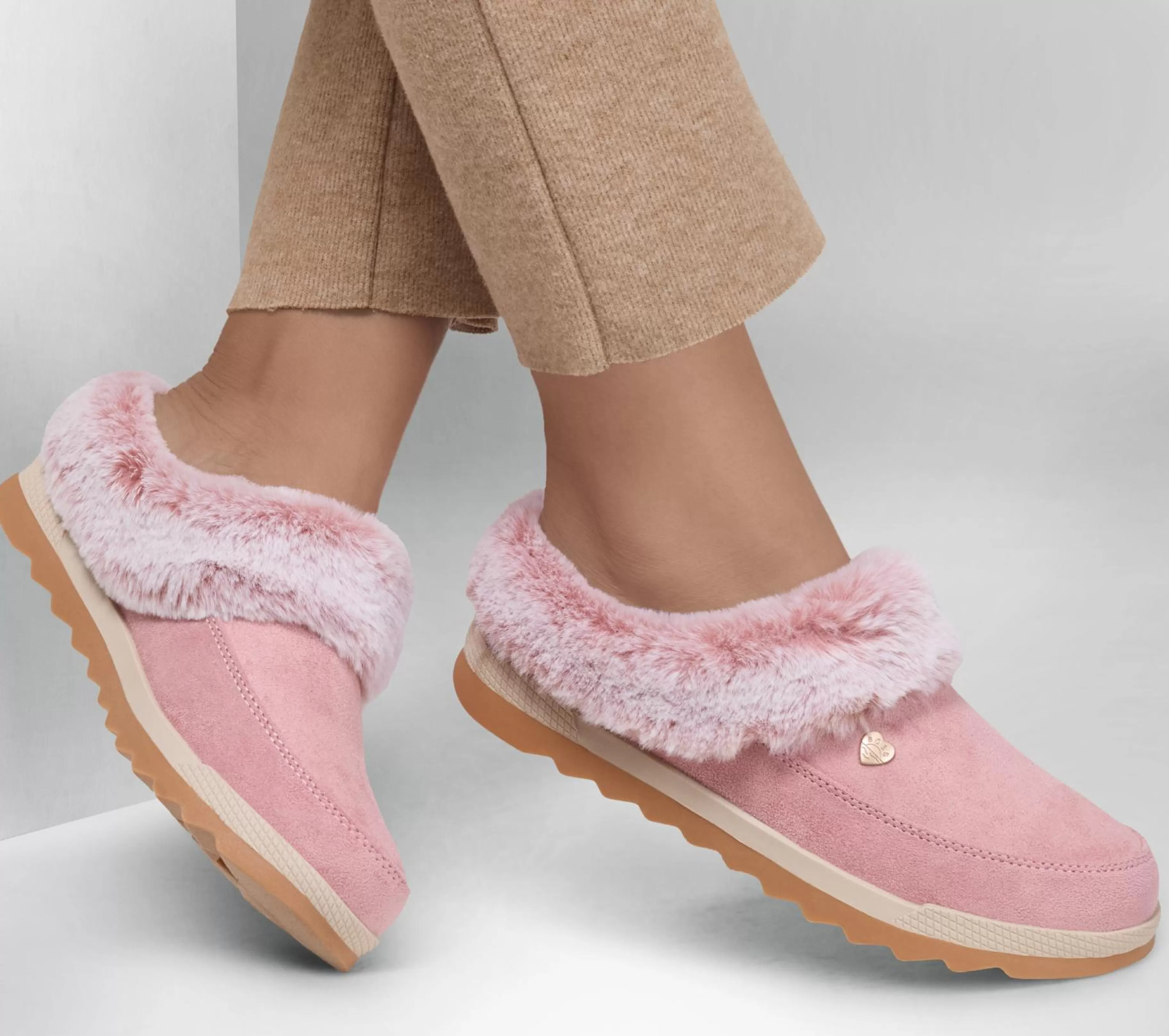 Calçado Sem Atacadores | Slippers | SKECHERS BOBS Cozy Chill ROSA