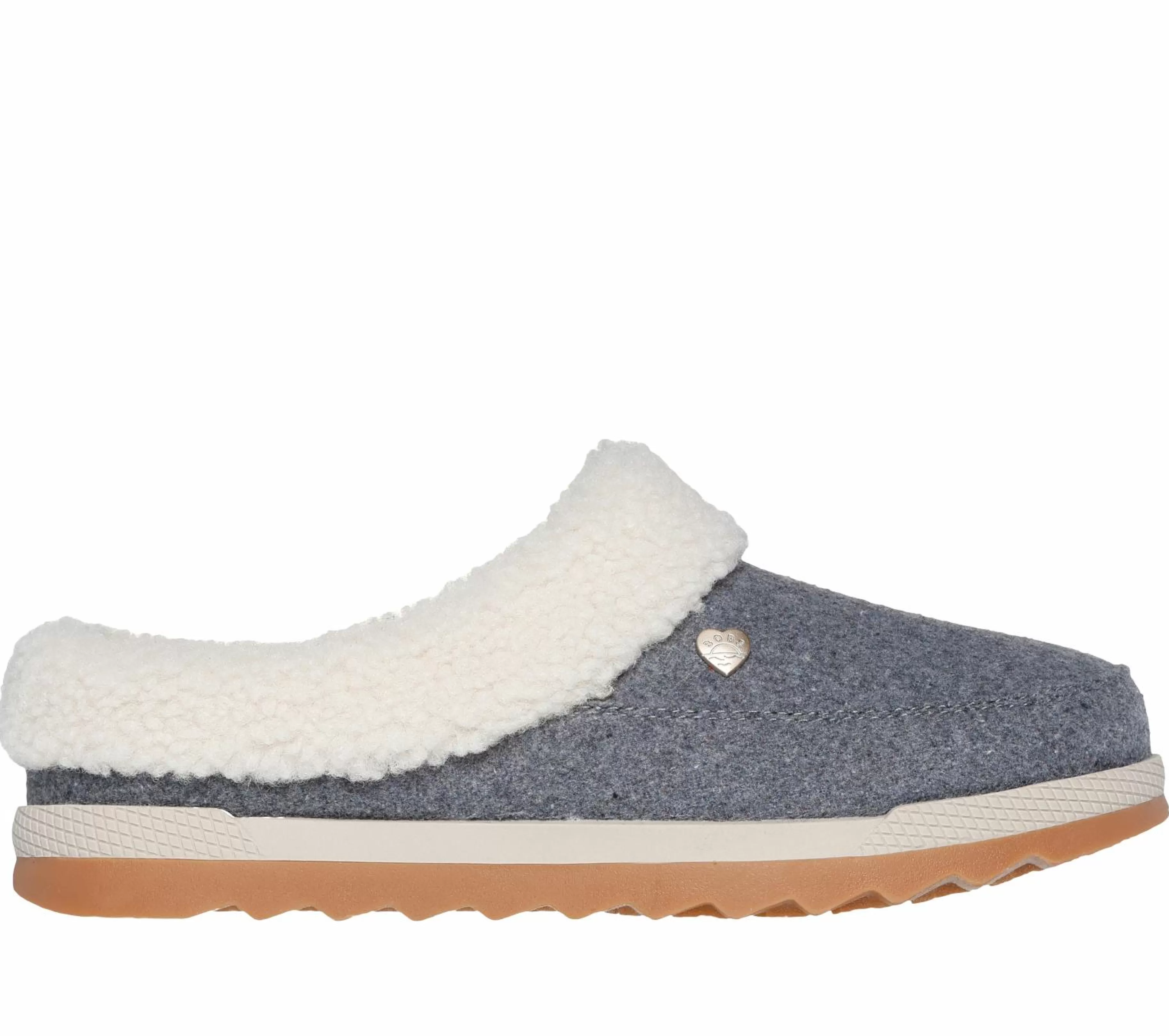 Calçado Sem Atacadores | Slippers | SKECHERS BOBS Cozy Chill - Light Downtime CINZENTO