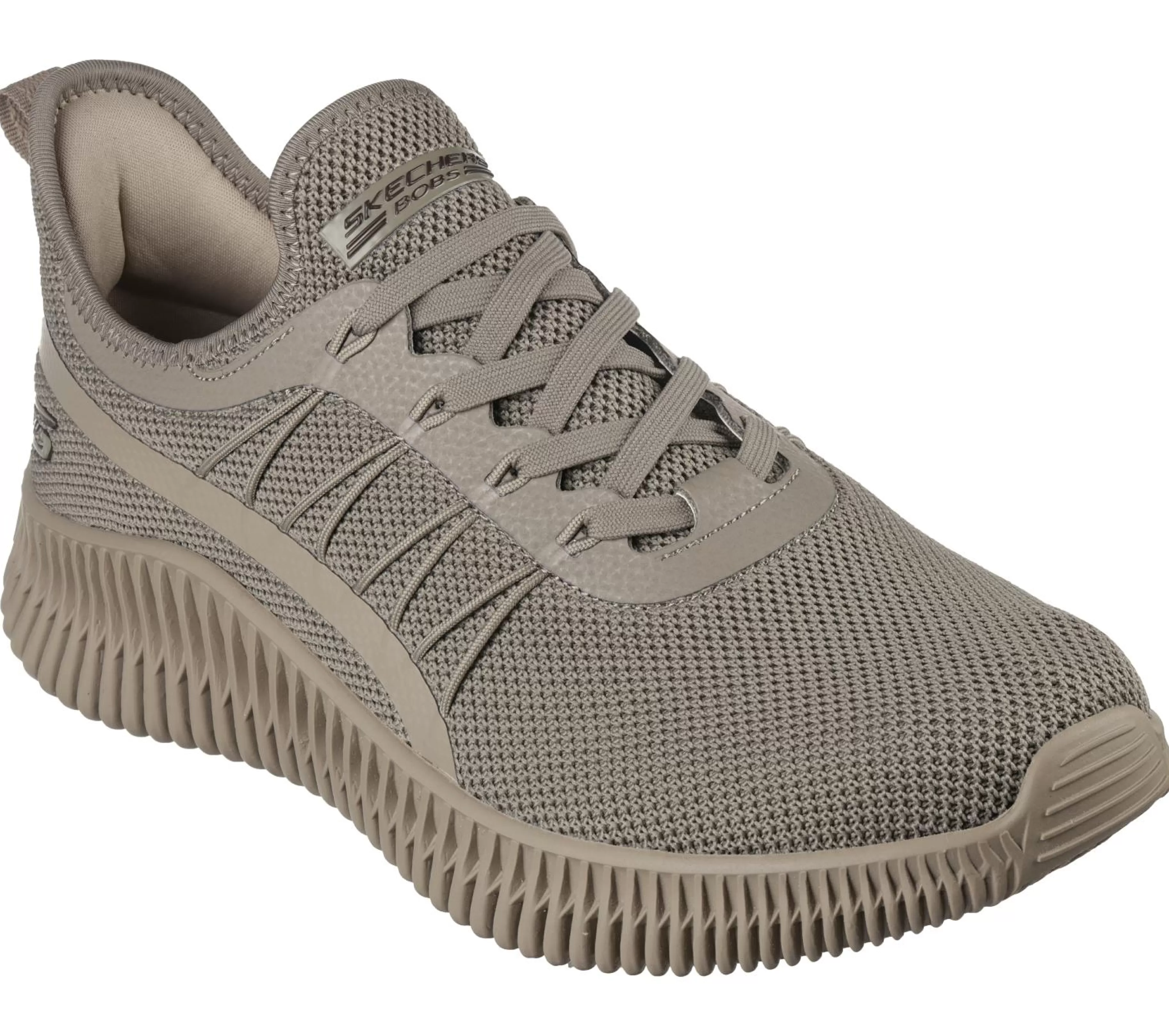 Calçado Sem Atacadores | Sapatilhas Casuais | SKECHERS BOBS Geo TAUPE