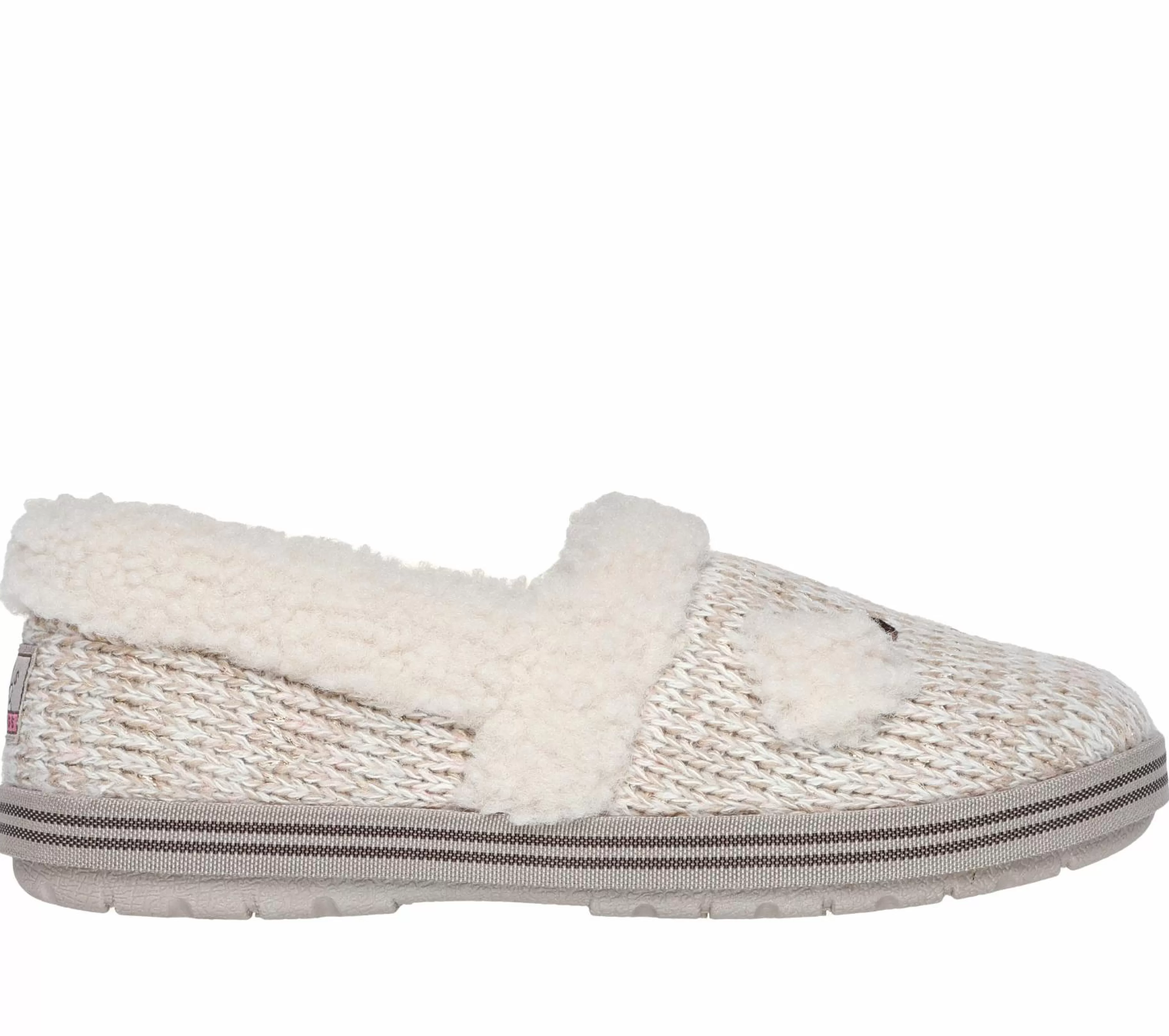 Calçado Sem Atacadores | Slippers | SKECHERS BOBS Too Cozy - Puppy Pal BRANCO SUJO