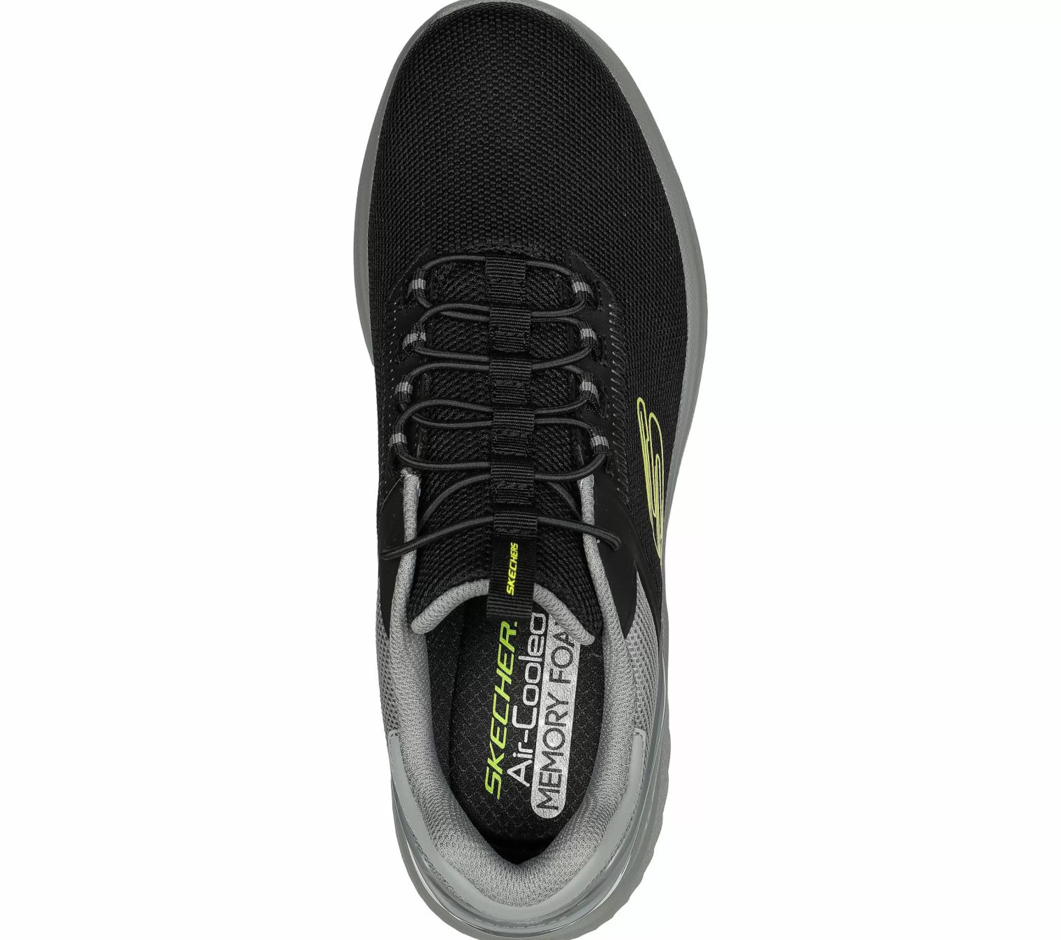 Calçado Sem Atacadores | Sapatilhas Casuais | SKECHERS Bounder 2.0 - Anako PRETO / CINZENTO