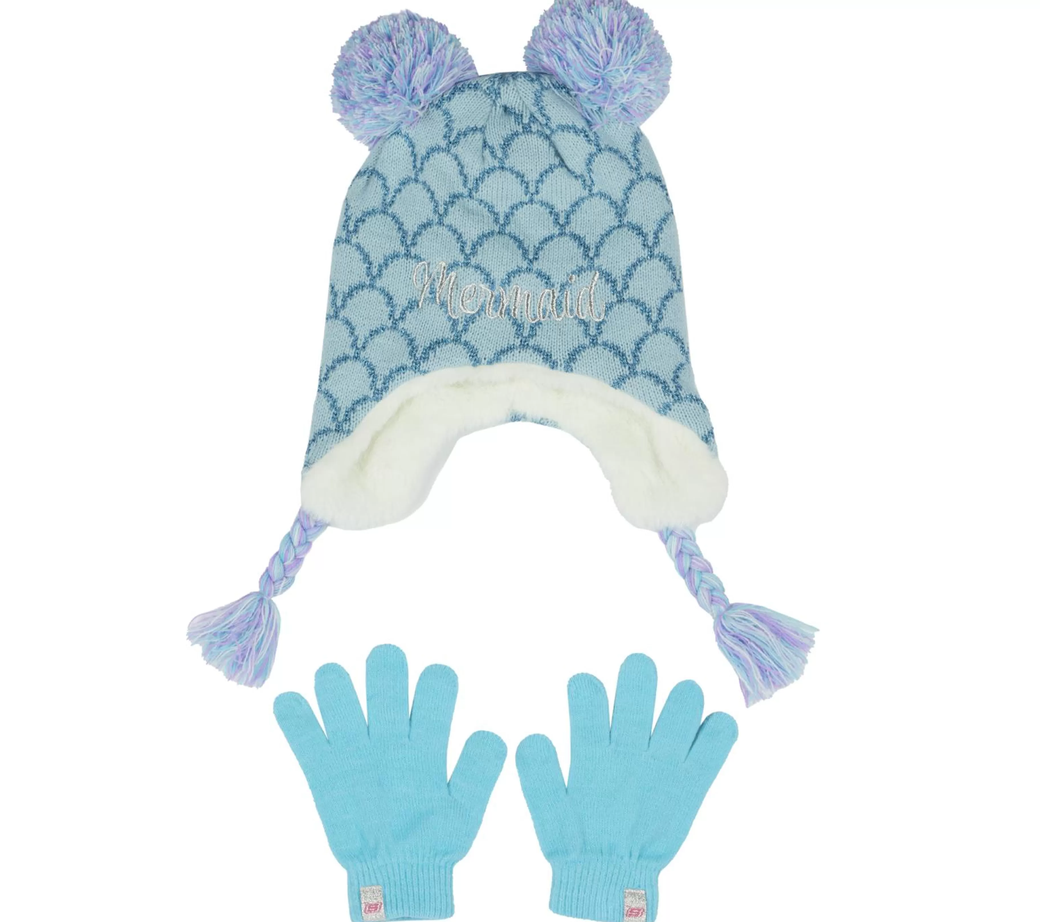 Equipamento Para O Frio | Equipamento Para O Frio | SKECHERS Cold Weather Mermaid Hat & Glove 1 Pack MULTICOR