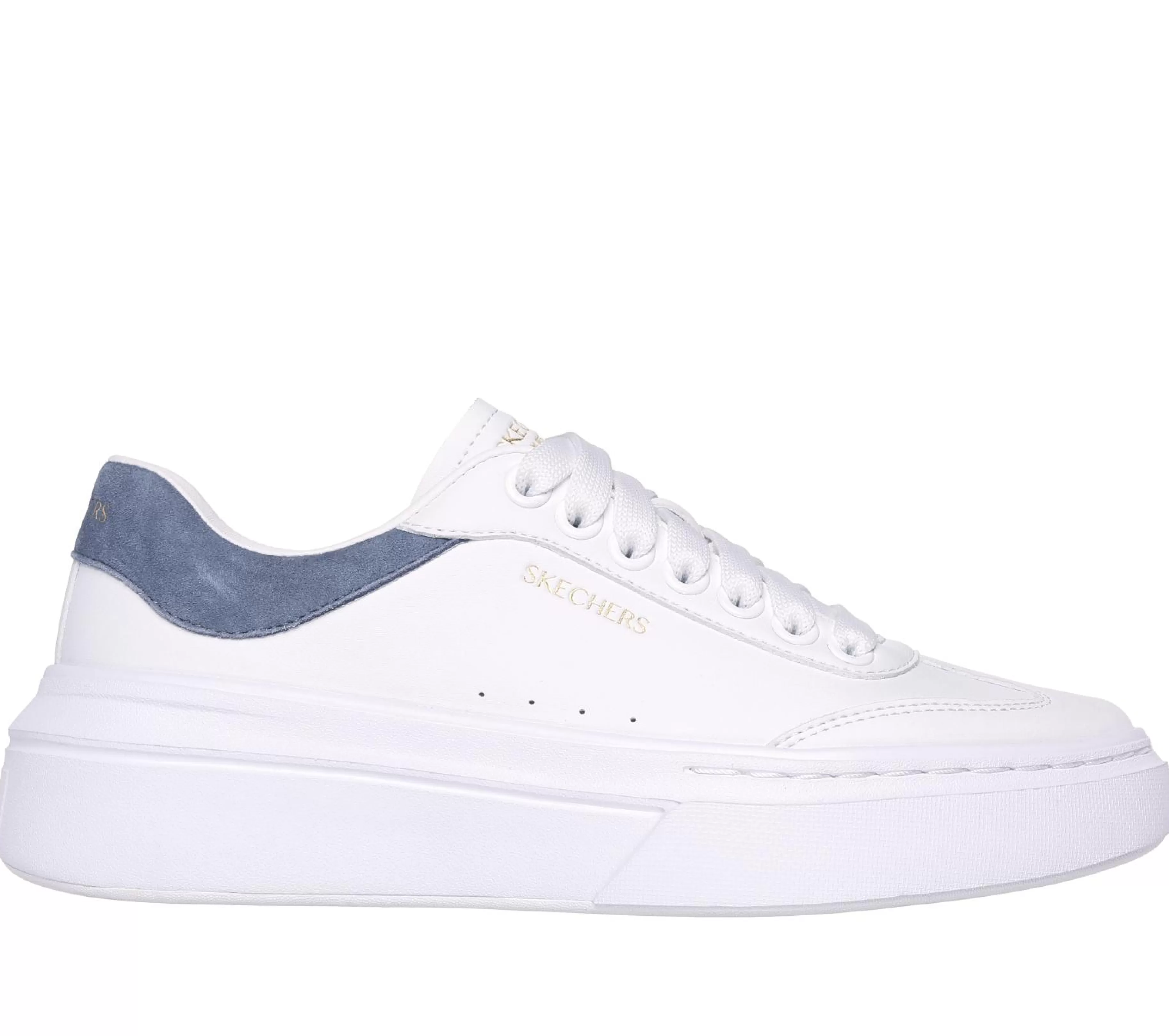 Sapatos Rasos | Com Atacadores | SKECHERS Cordova Classic BRANCO / AZUL