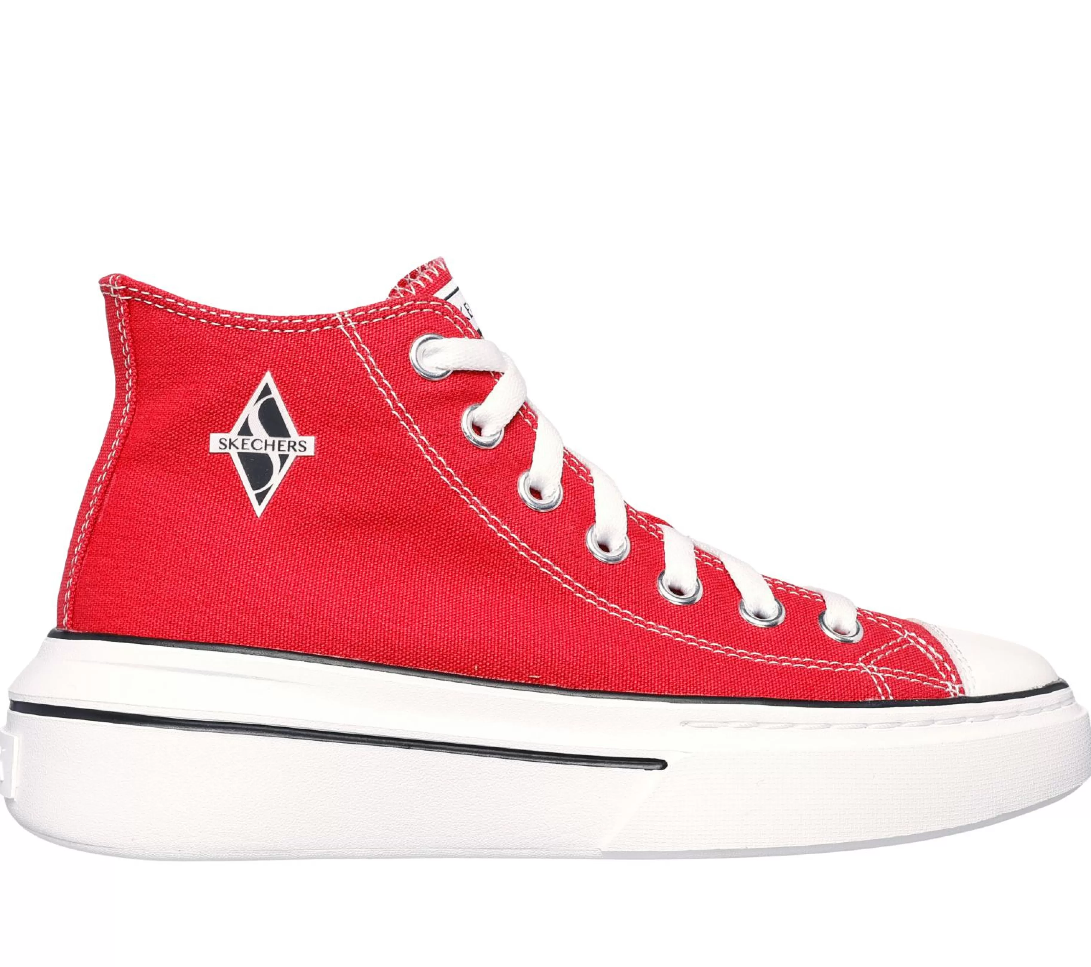 Canvas Shoes | Com Atacadores | SKECHERS Cordova Classic - Top Tier VERMELHO / BRANCO