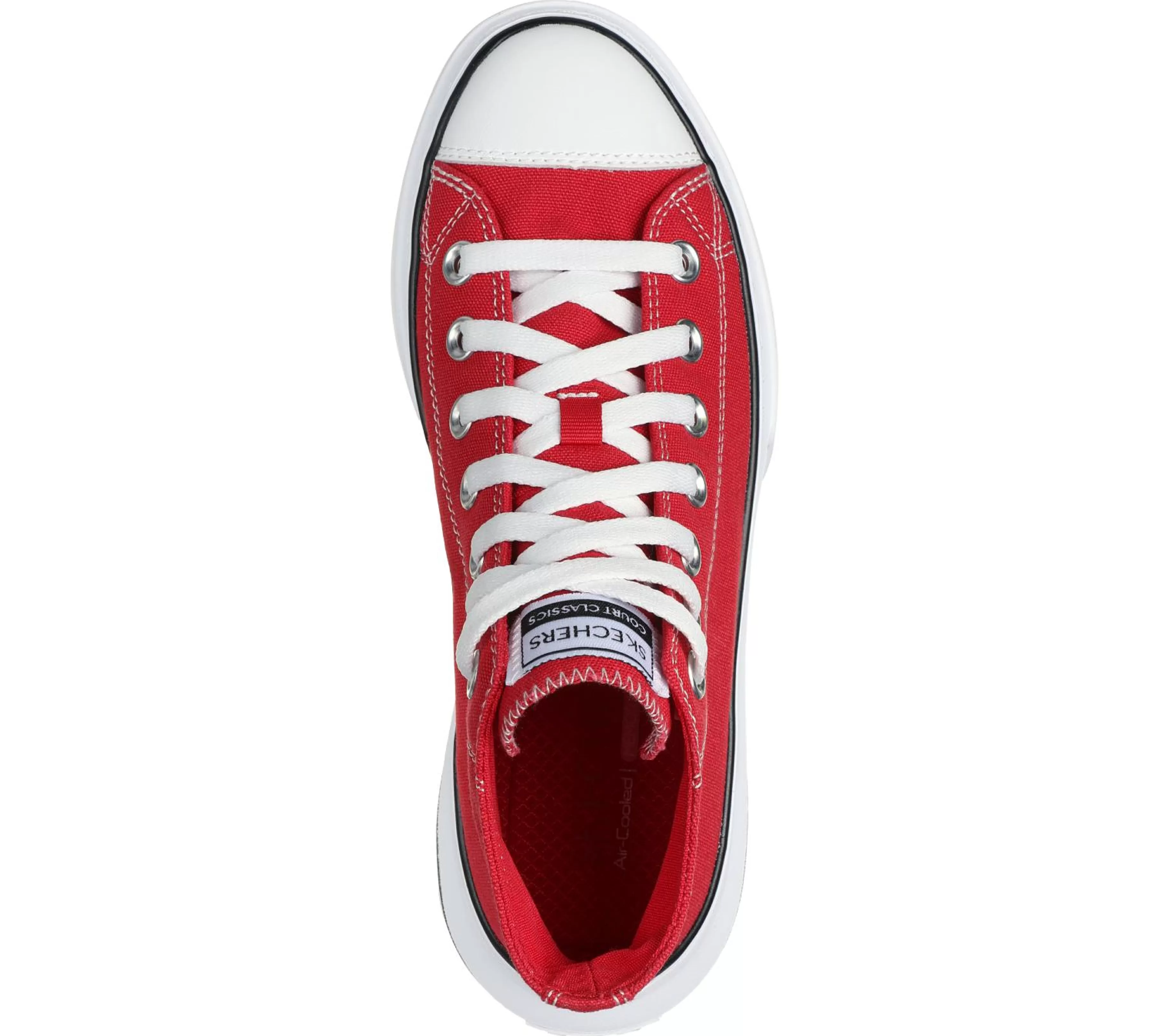 Canvas Shoes | Com Atacadores | SKECHERS Cordova Classic - Top Tier VERMELHO / BRANCO