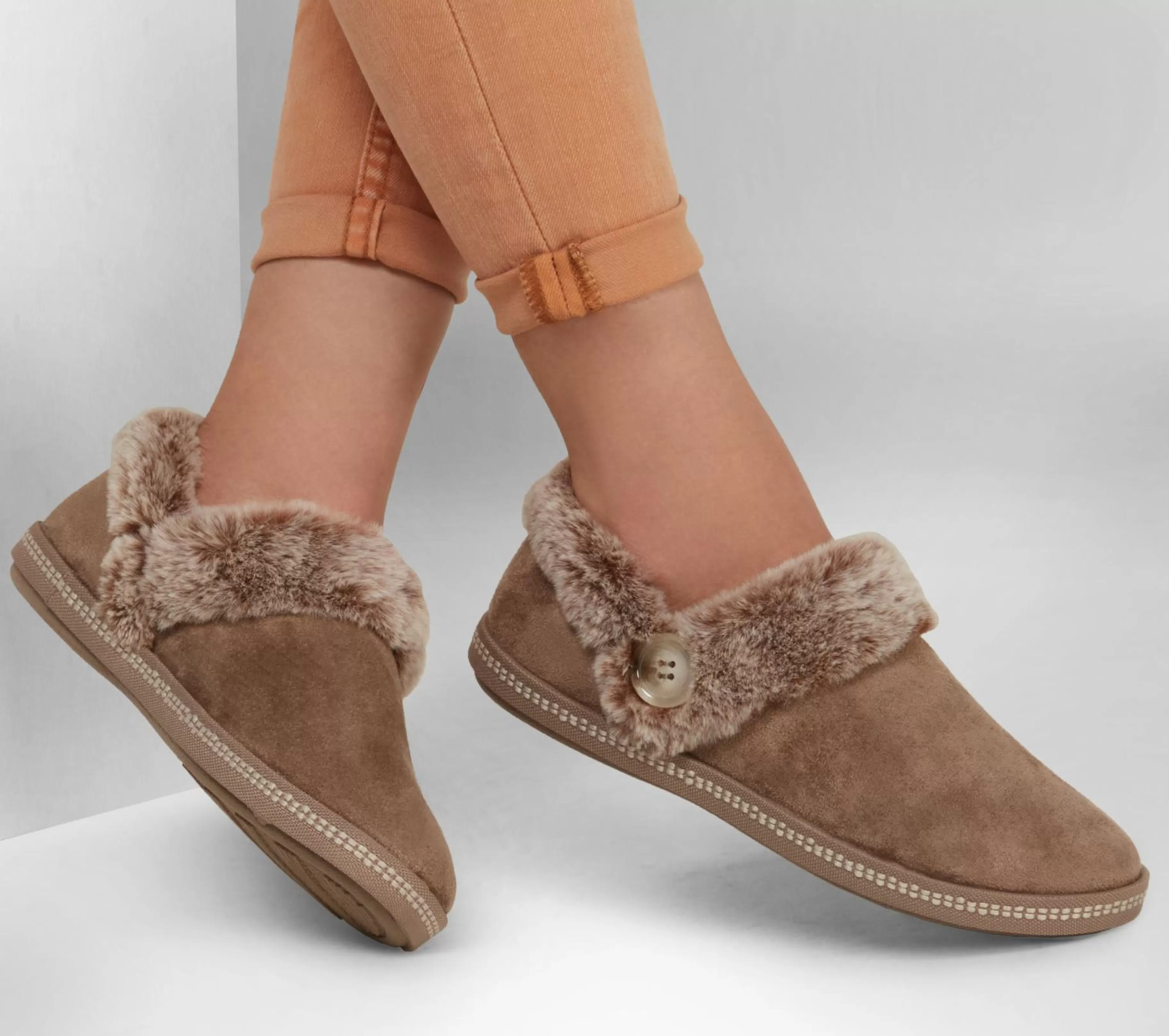 Slippers | SKECHERS Cozy Campfire - Fresh Toast TAUPE ESCURO