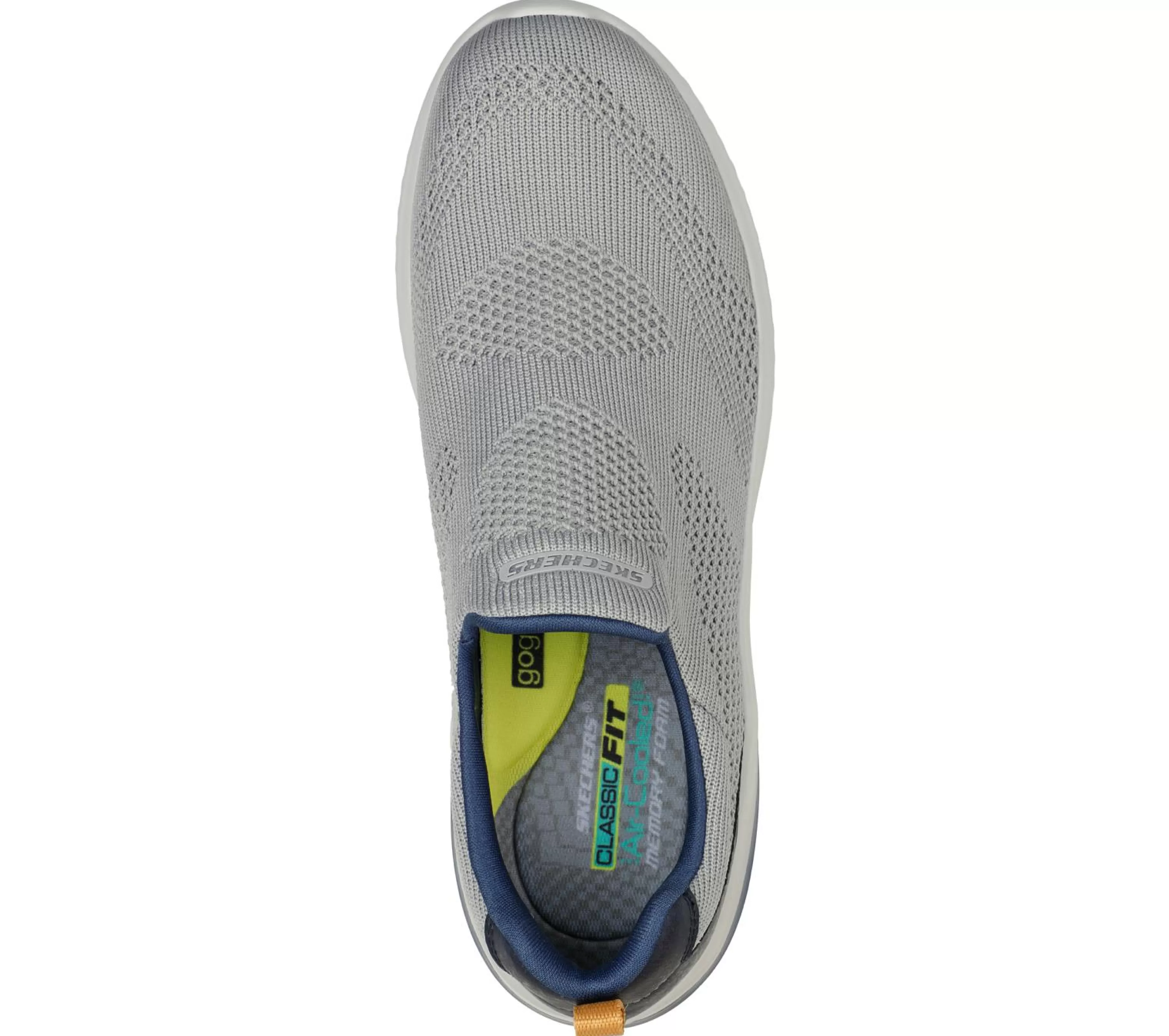 Calçado Sem Atacadores | Sapatilhas Casuais | SKECHERS Delson 3.0 - Fairfield CINZENTO