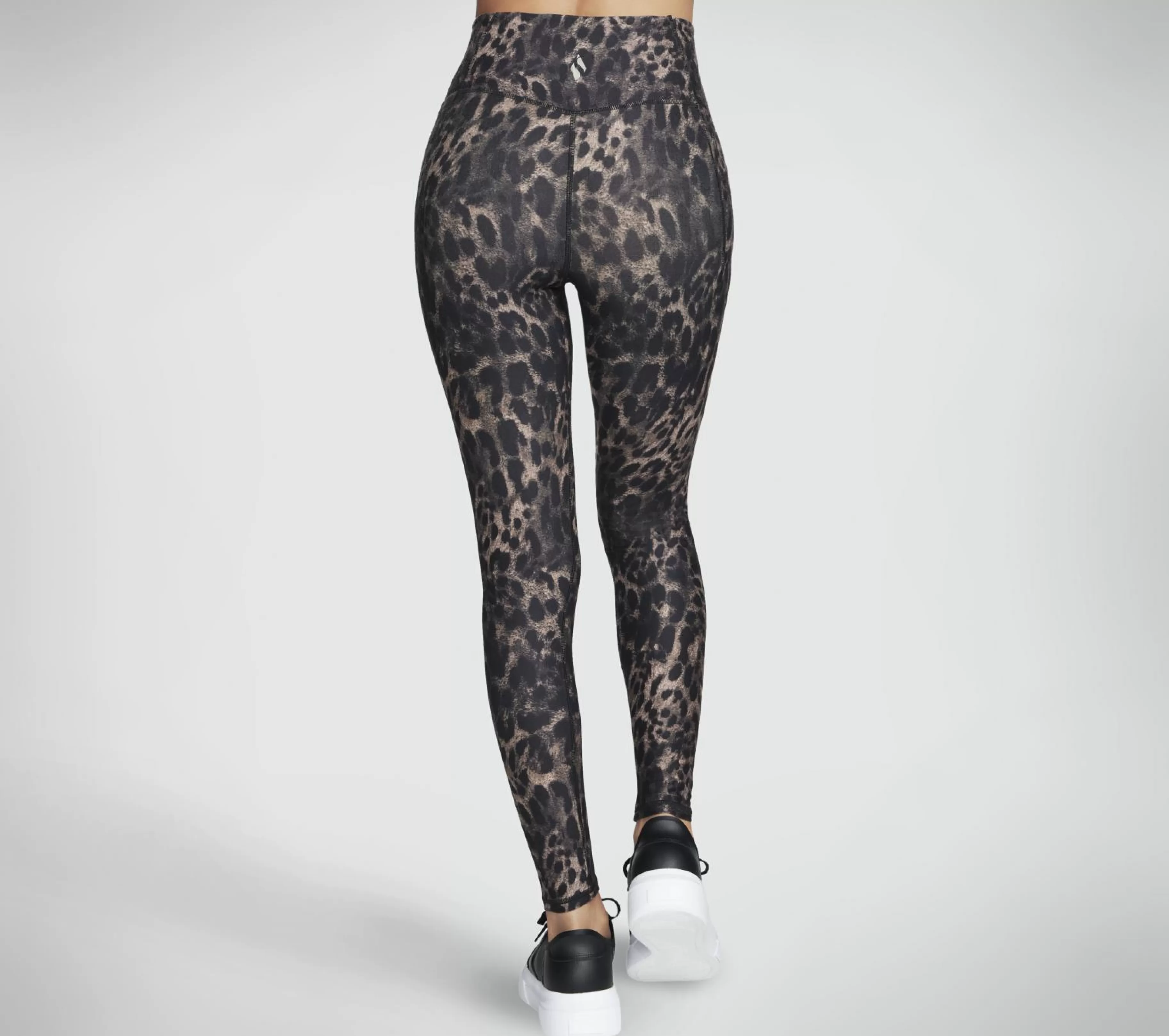 Calças | Partes De Baixo | SKECHERS Diamond Brushed Cheetah High Waisted Legging NATURAL / TAUPE