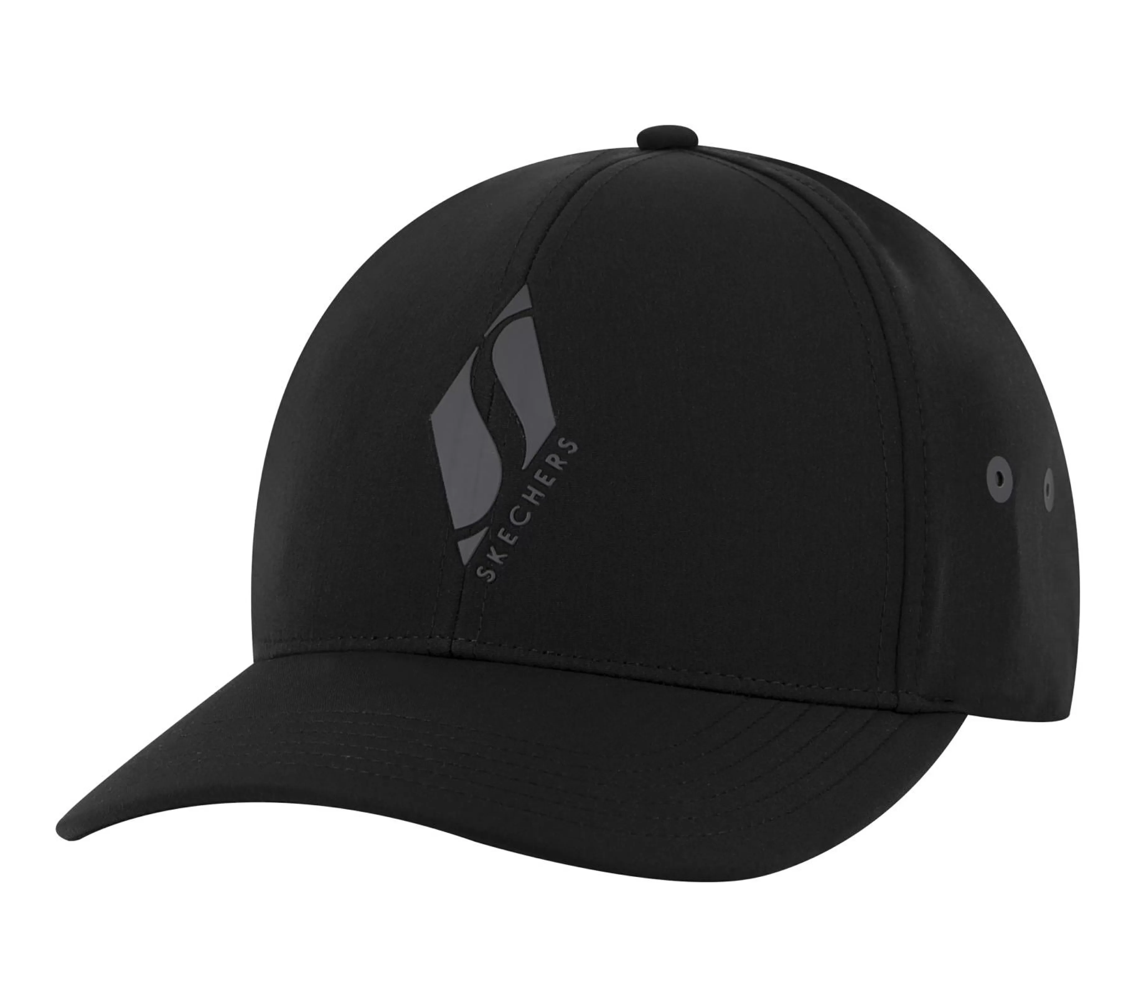 Acessórios Para A Cabeça | Acessórios | SKECHERS Diamond S Stretch Fit Hat PRETO