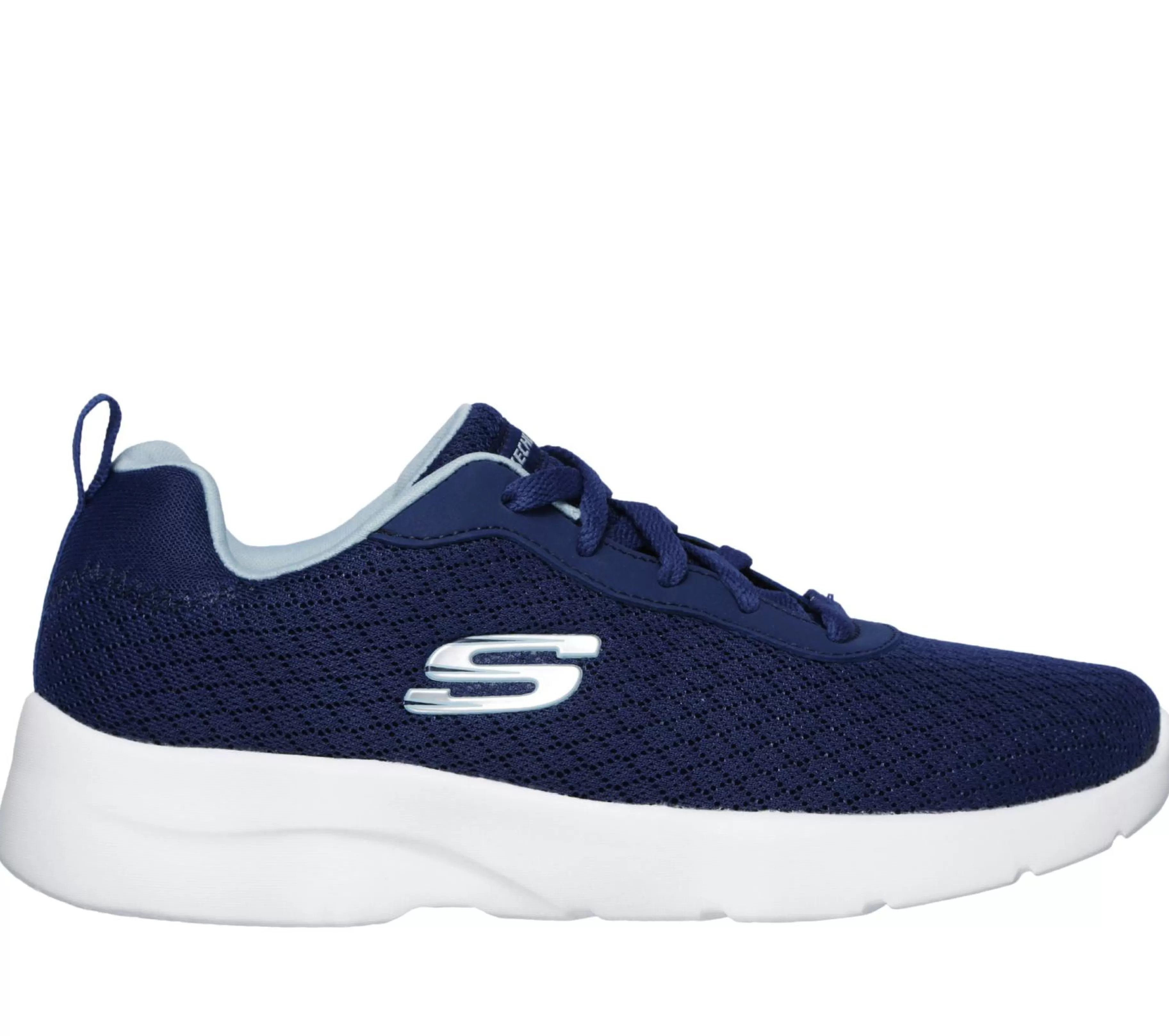 Com Atacadores | Sapatilhas | SKECHERS Dynamight 2.0 - Eye To Eye NAVY / AZUL CLARO