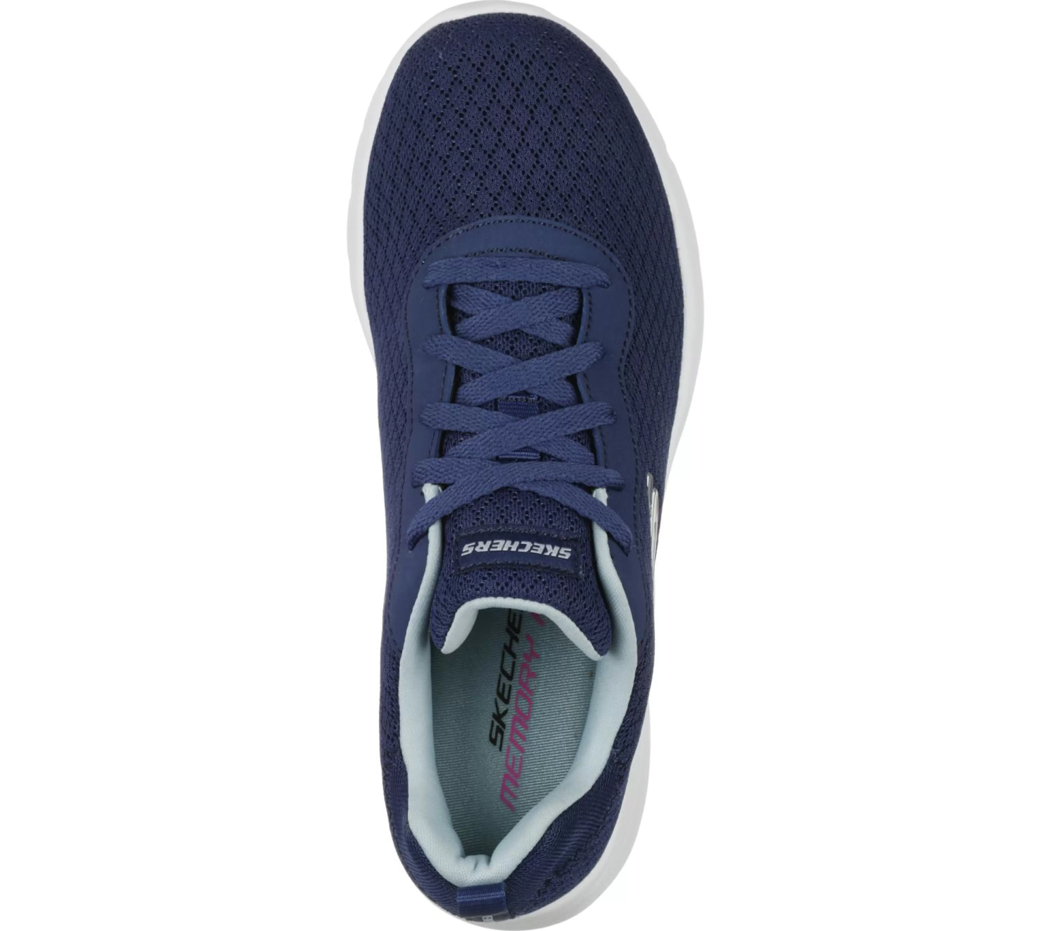 Com Atacadores | Sapatilhas | SKECHERS Dynamight 2.0 - Eye To Eye NAVY / AZUL CLARO