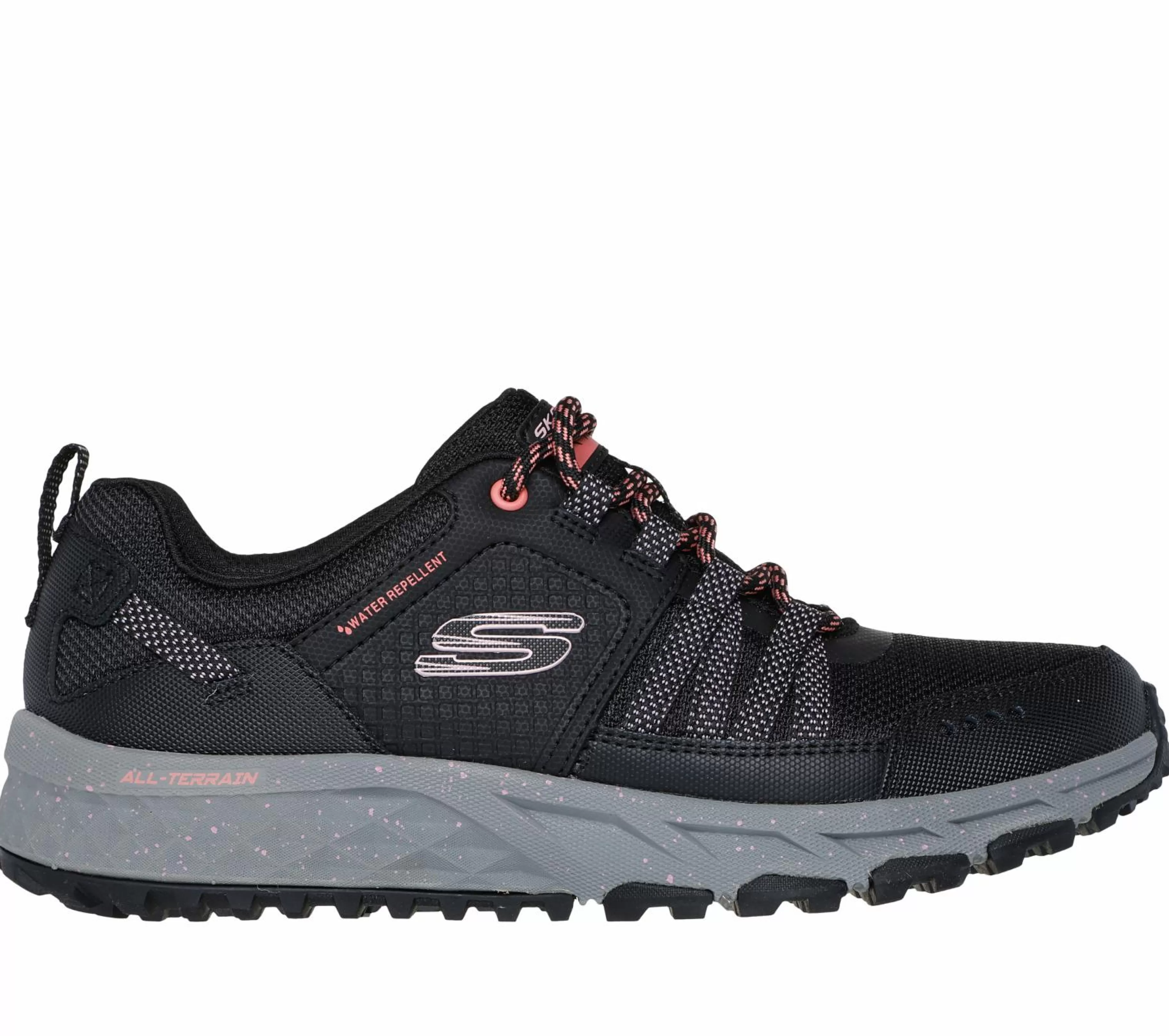 Com Atacadores | Sapatilhas Casuais | SKECHERS Escape Plan - Endless Pursuit PRETO / ROSA CHOQUE