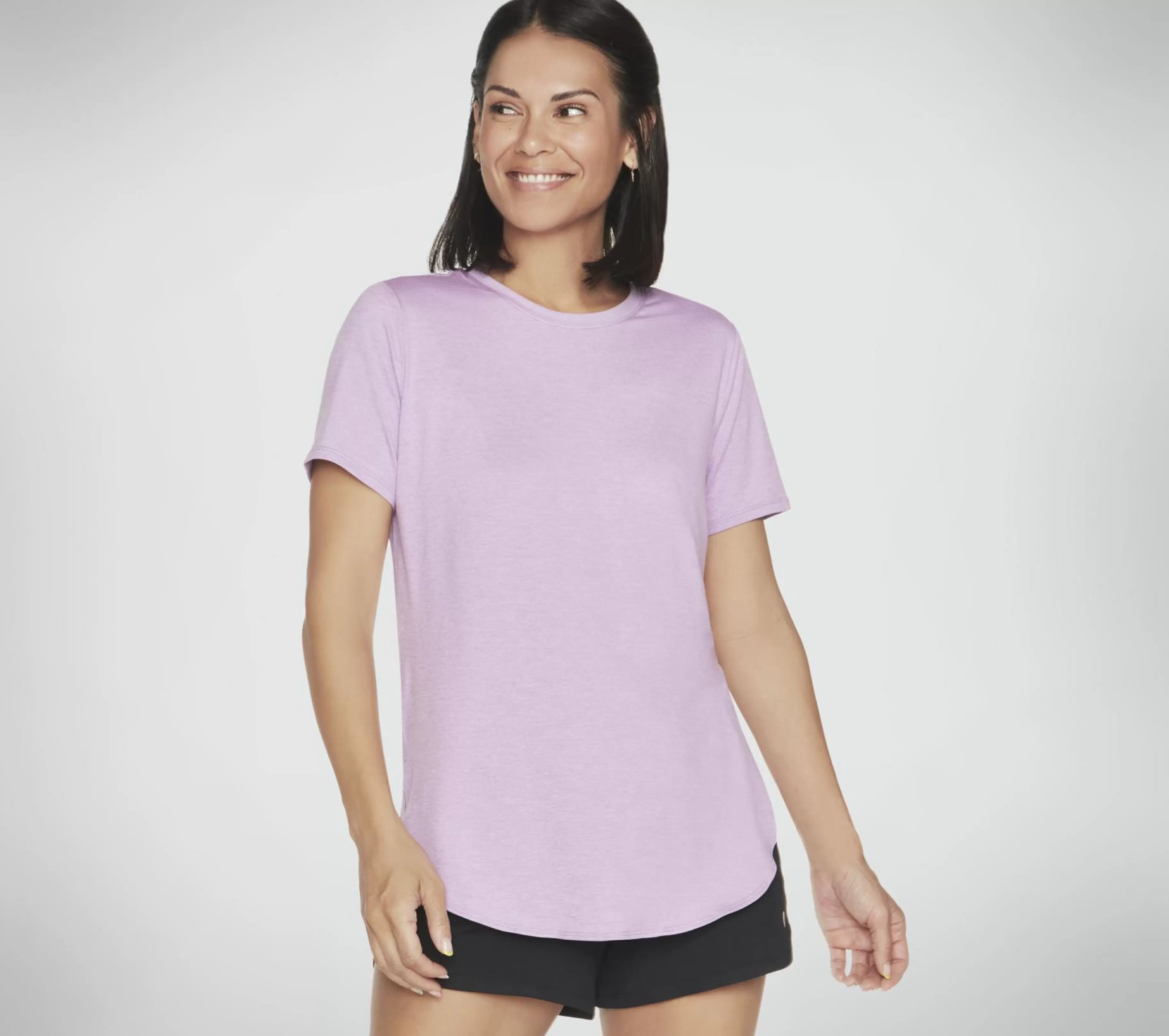 Partes De Cima | Partes De Cima | SKECHERS GO DRI SWIFT Tunic Tee ROXO / VIOLETA