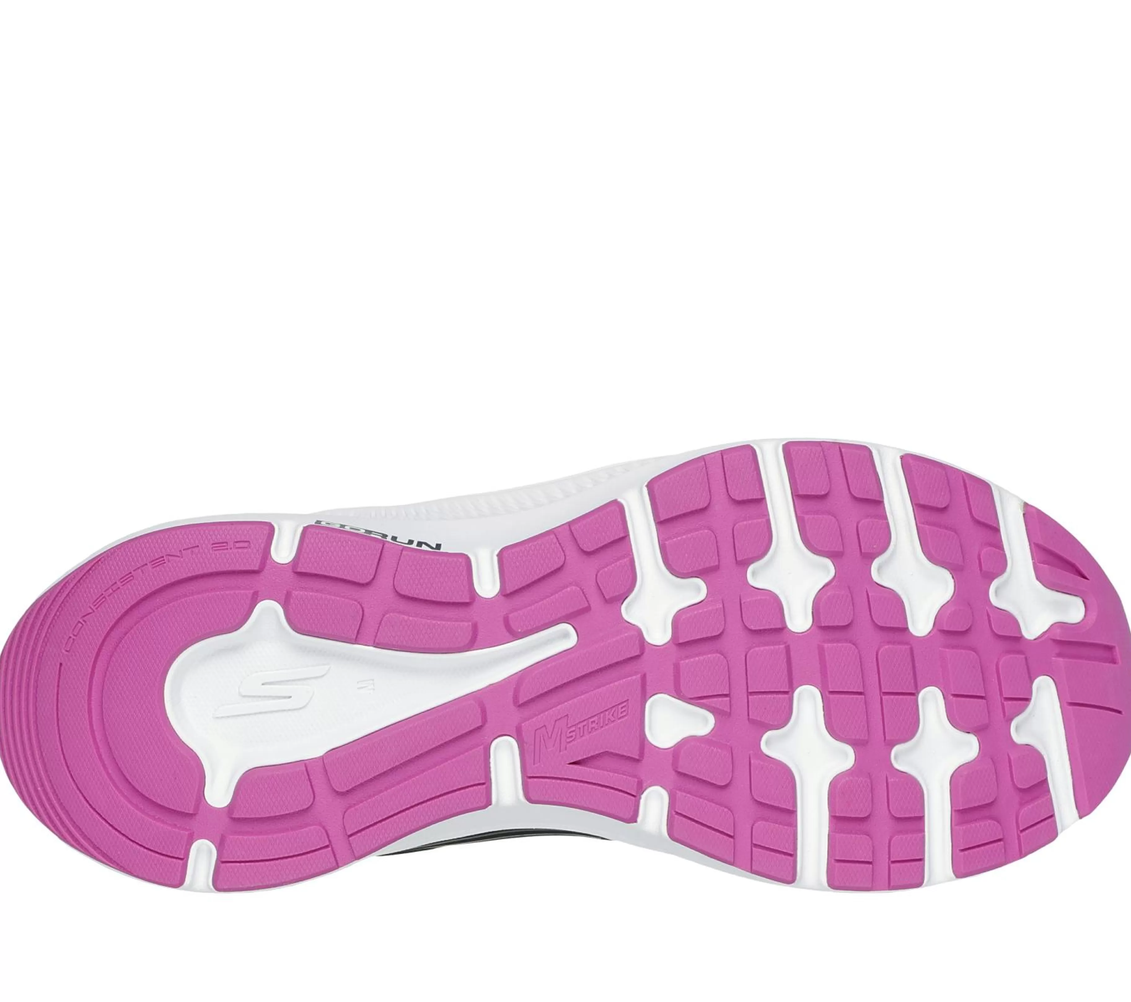 Com Atacadores | SKECHERS GO RUN Consistent 2.0 - Advantage PRETO / FUCSIA