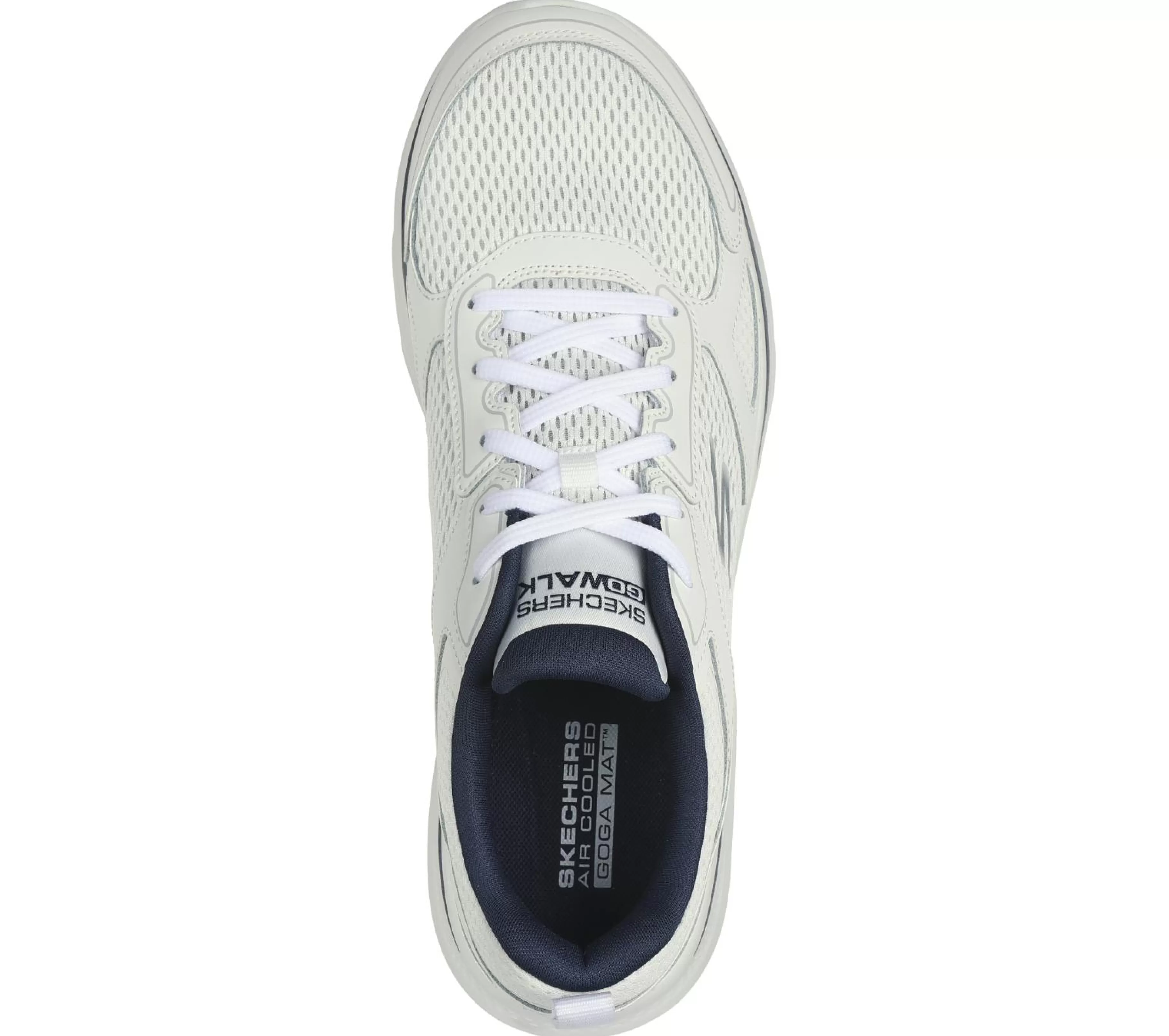 Sapatos Com Atacadores | Sapatilhas | SKECHERS GO WALK 7 - The Forefather BRANCO / NAVY