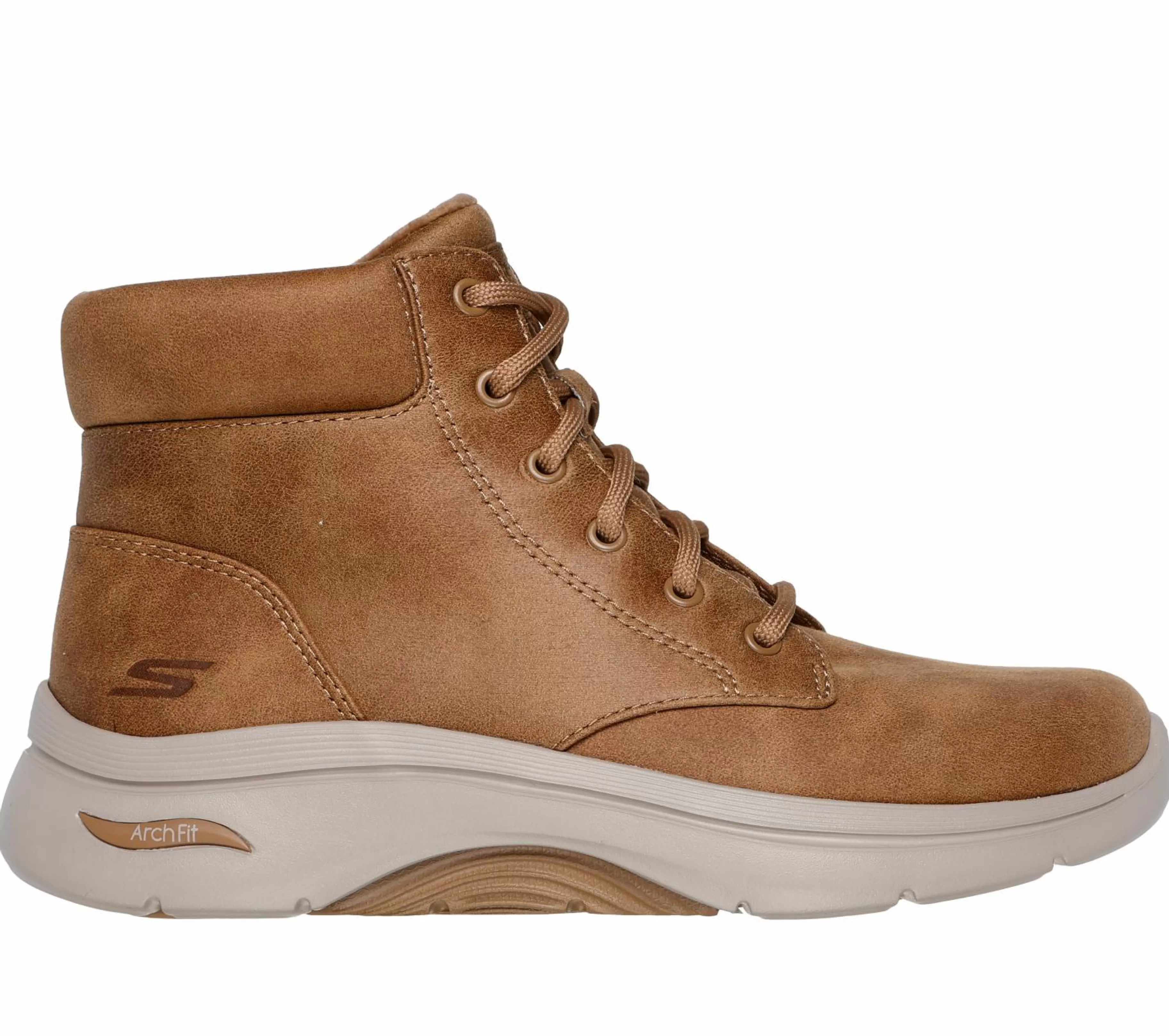 Com Atacadores | Botas | SKECHERS GO WALK Arch Fit 2.0 - Mountain View CASTANHO CLARO