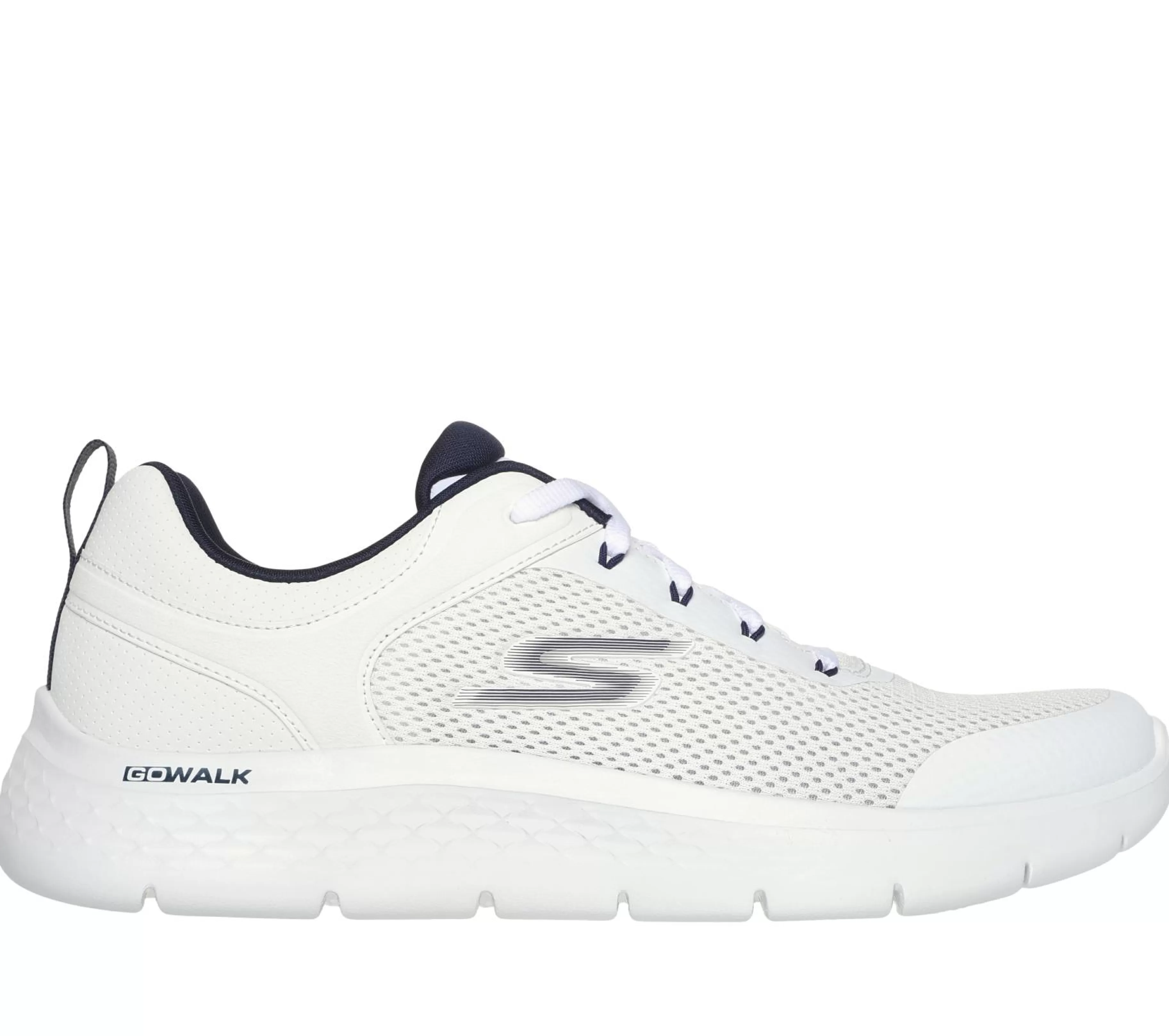 Sapatos Com Atacadores | Sapatilhas | SKECHERS GO WALK Flex - Independent BRANCO / NAVY