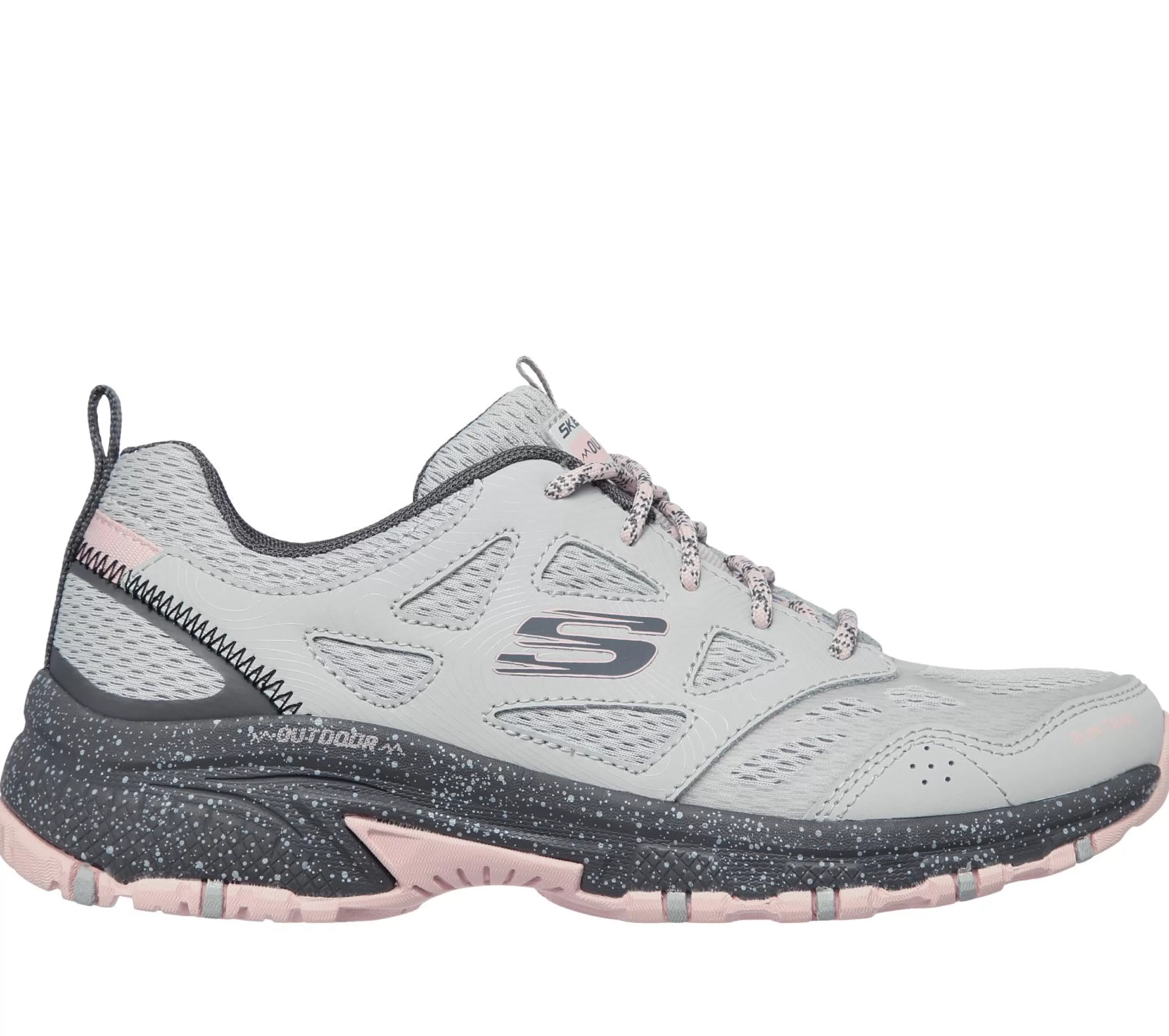 Com Atacadores | Sapatilhas | SKECHERS Hillcrest - Pure Escapade CINZENTO / ROSA