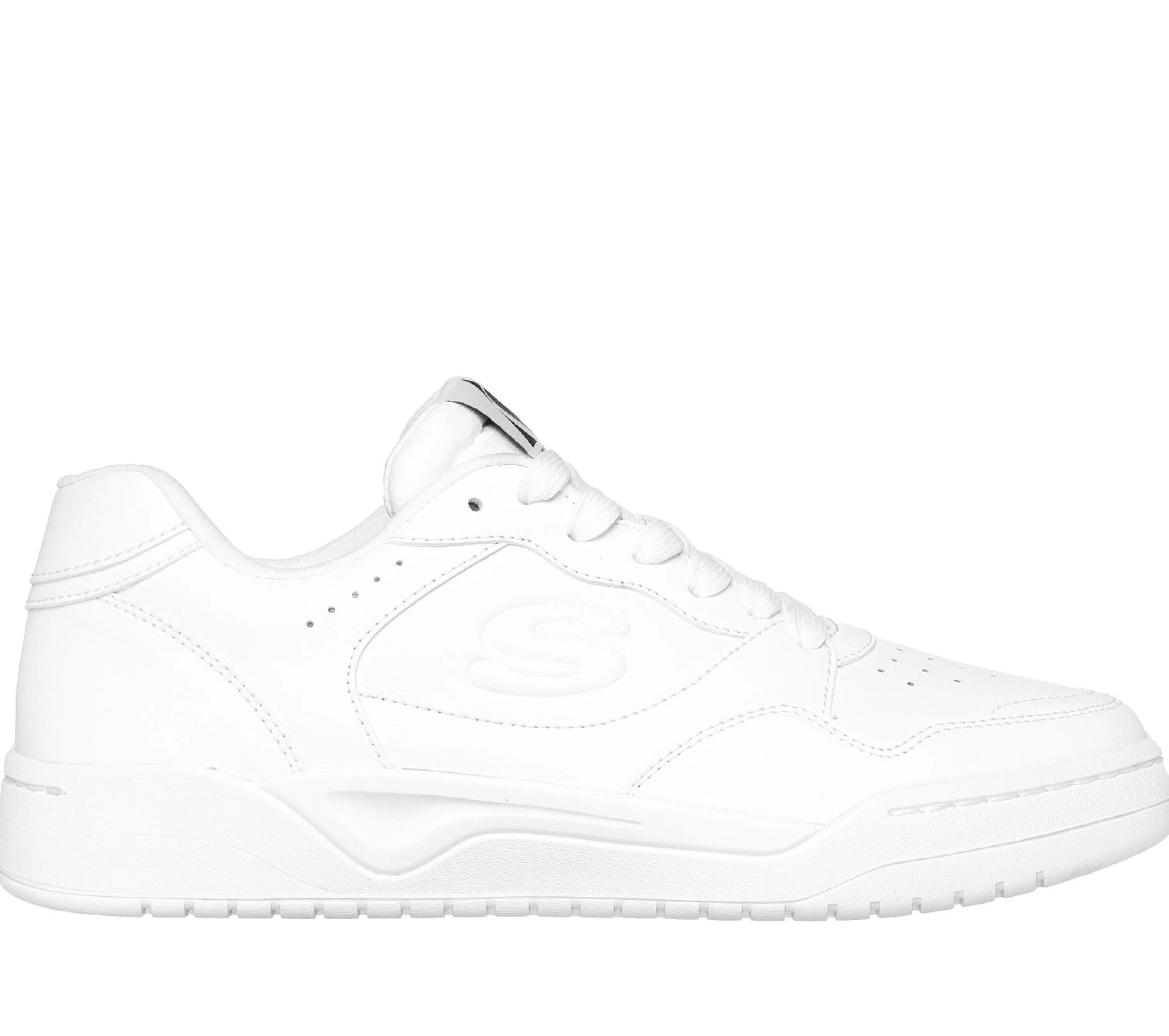 Sapatos Com Atacadores | Sapatilhas Casuais | SKECHERS Koopa Court - Volley Low Varsity BRANCO