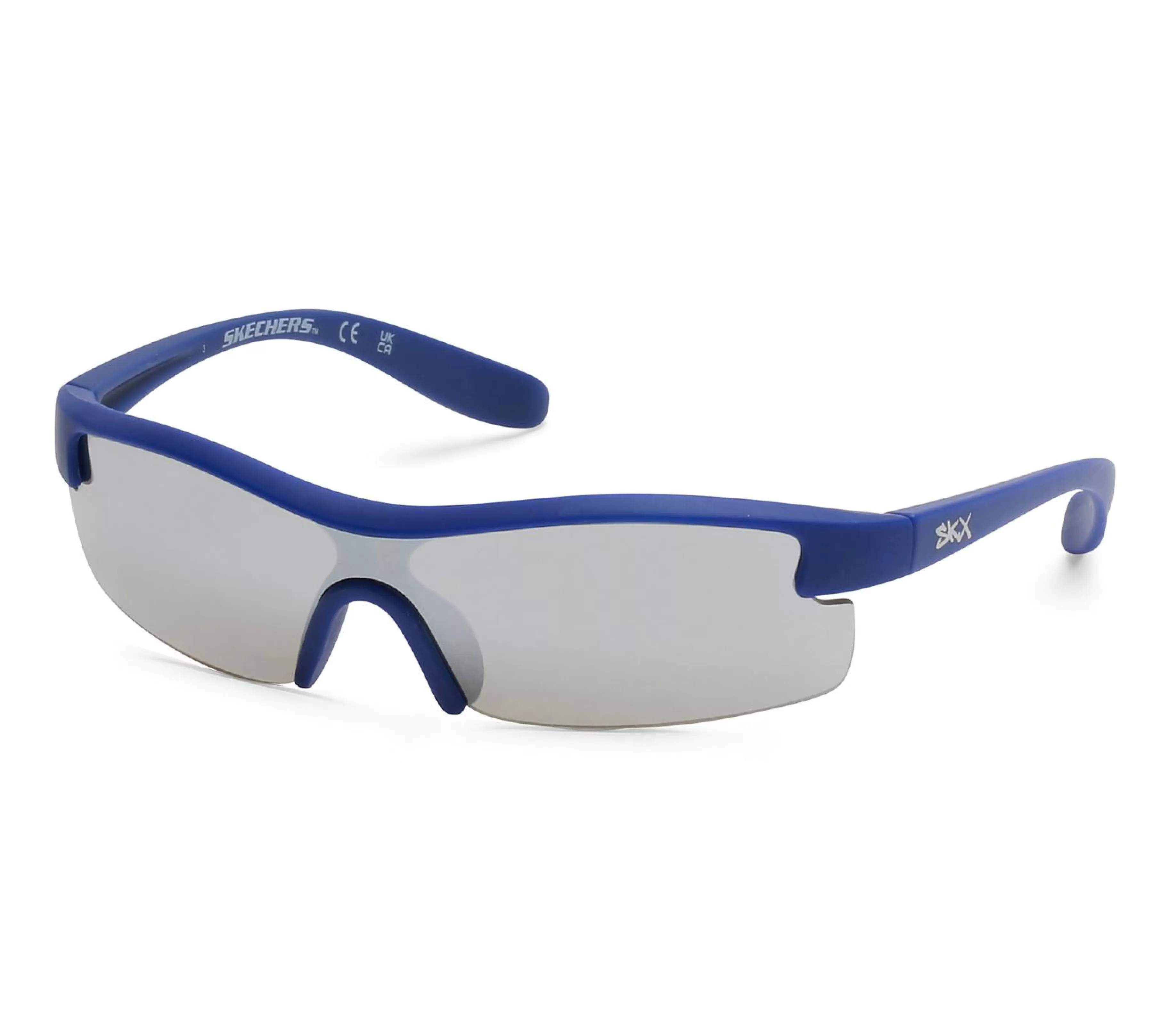 Óculos De Sol | Óculos De Sol | SKECHERS Matte Semi Wrap Sunglasses NAVY