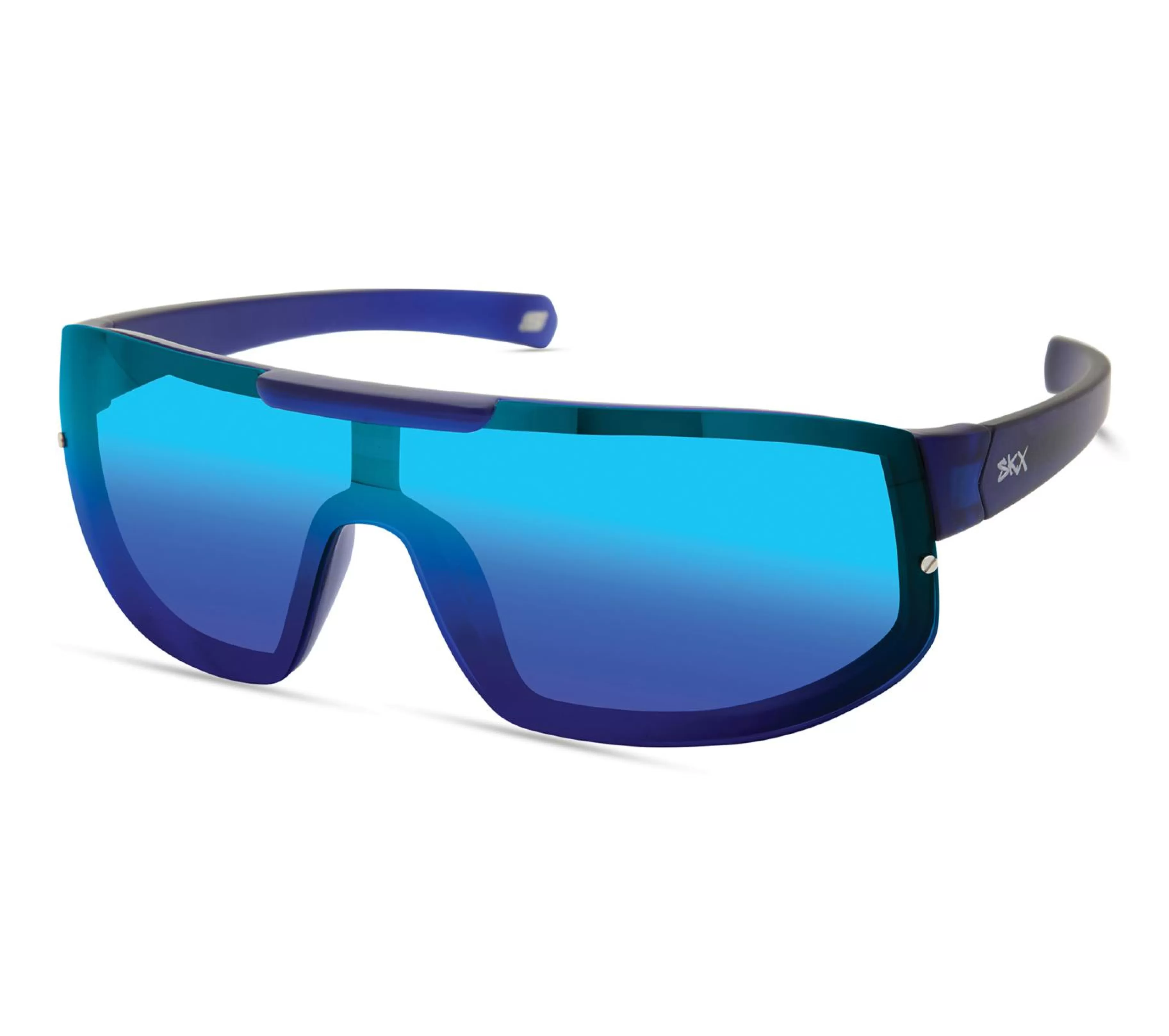 Óculos De Sol | Óculos De Sol | SKECHERS Matte Wrap Sunglasses AZUL