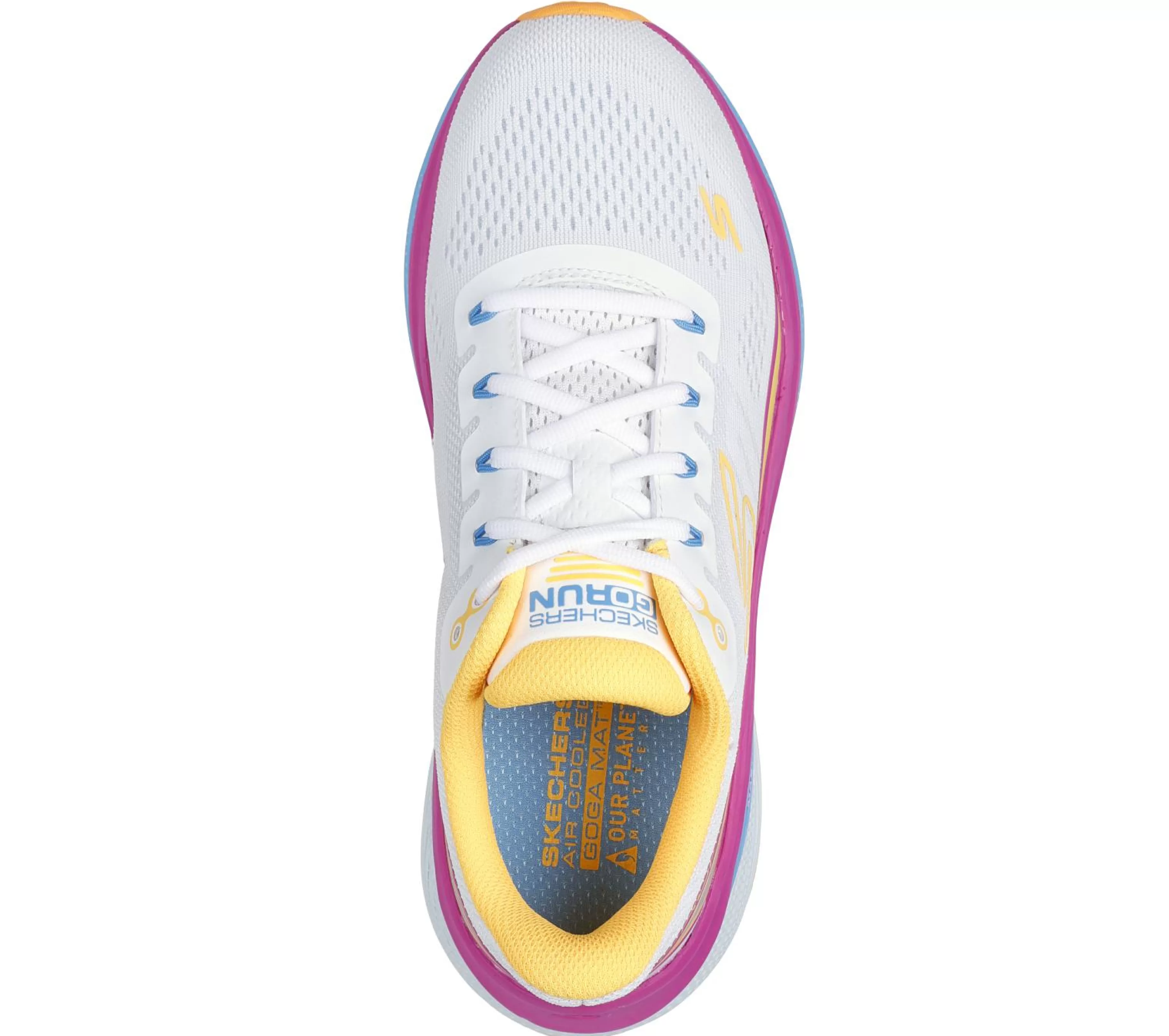 Com Atacadores | Sapatilhas | SKECHERS Max Cushioning Propulsion BRANCO / LARANJA