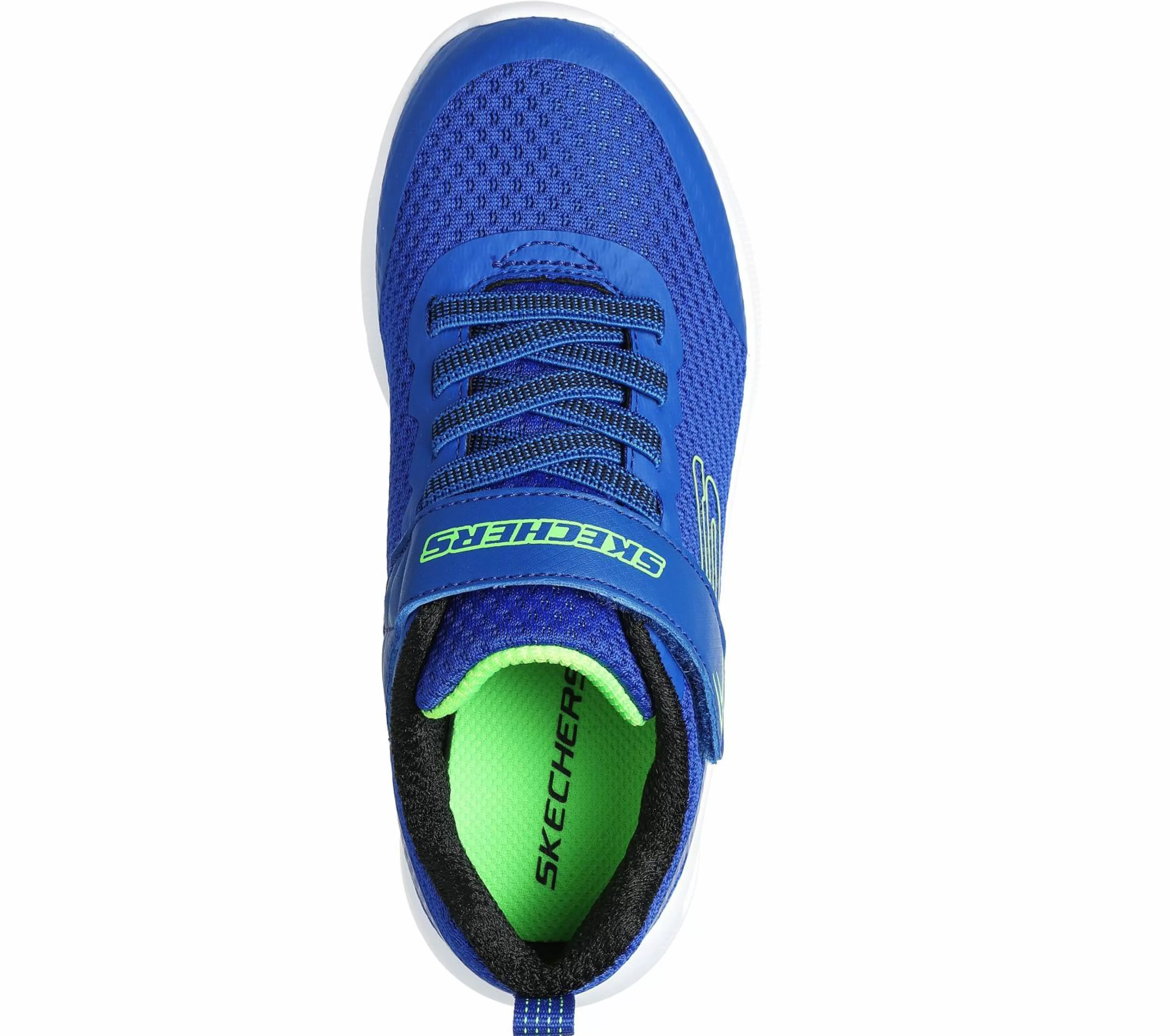 Calçado Sem Atacadores | Sapatilhas | SKECHERS Microspec Max AZUL / LIMA