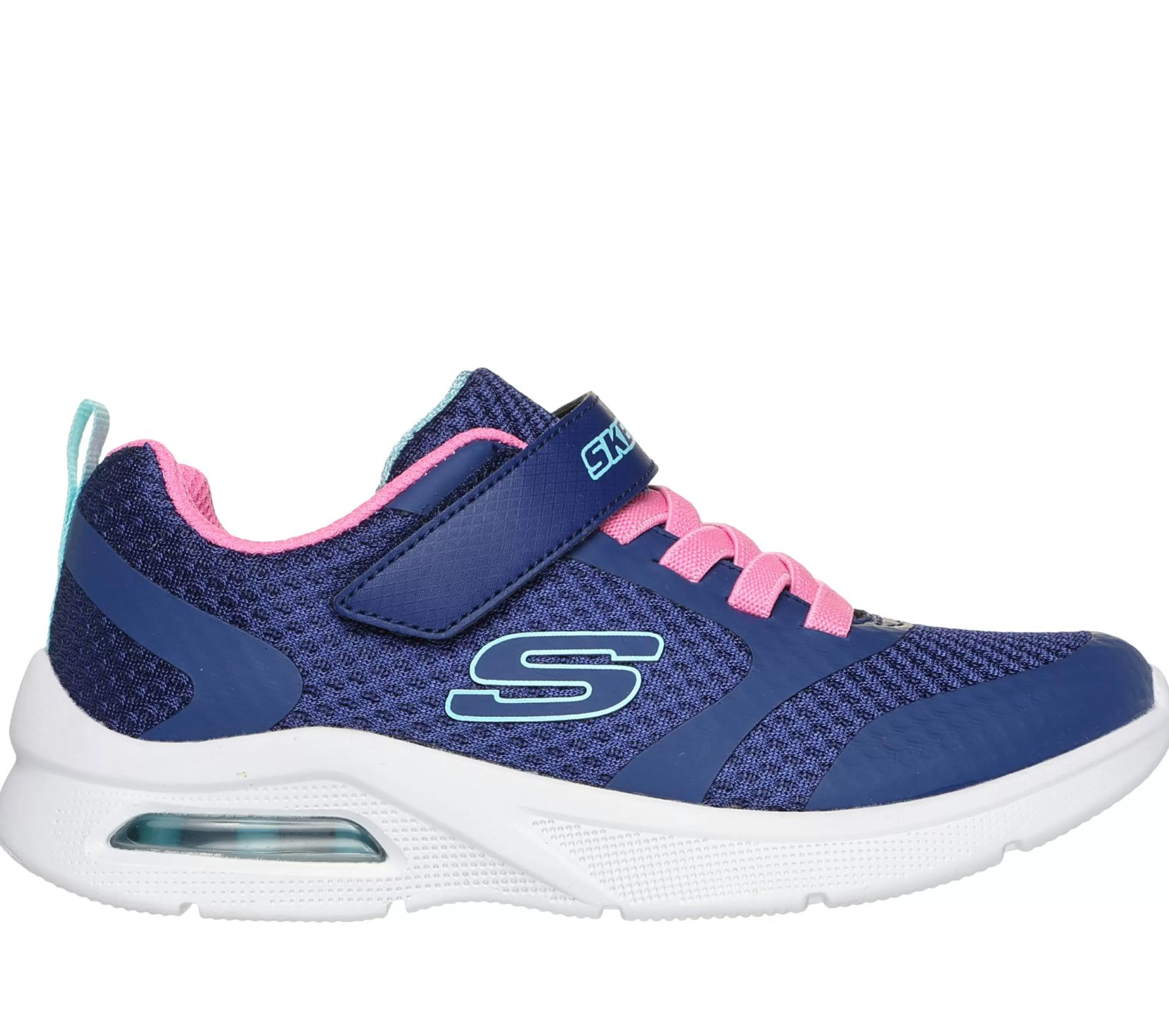 Calçado Sem Atacadores | Sapatilhas | SKECHERS Microspec Max - Racer Gal NAVY / ROSA