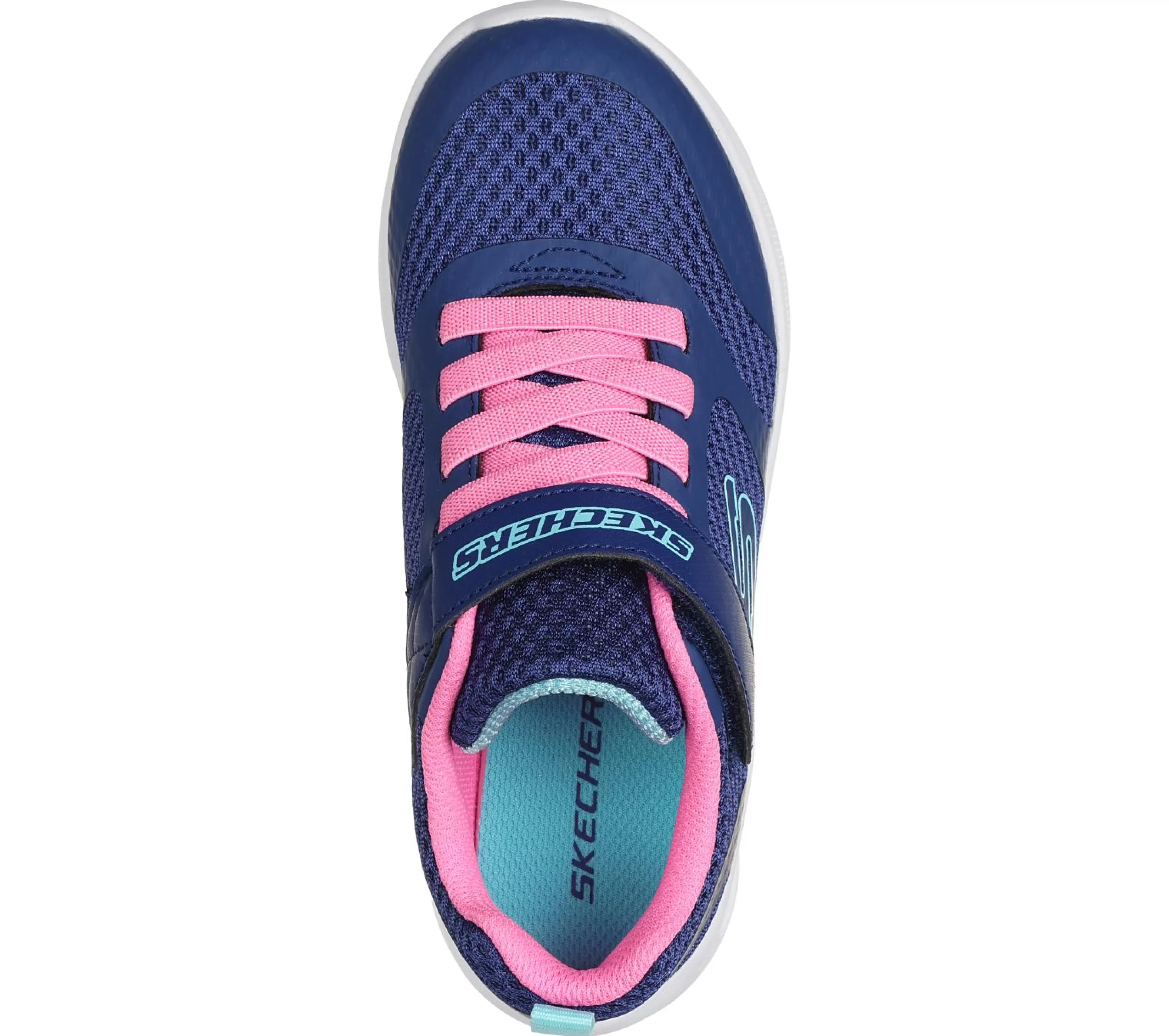 Calçado Sem Atacadores | Sapatilhas | SKECHERS Microspec Max - Racer Gal NAVY / ROSA