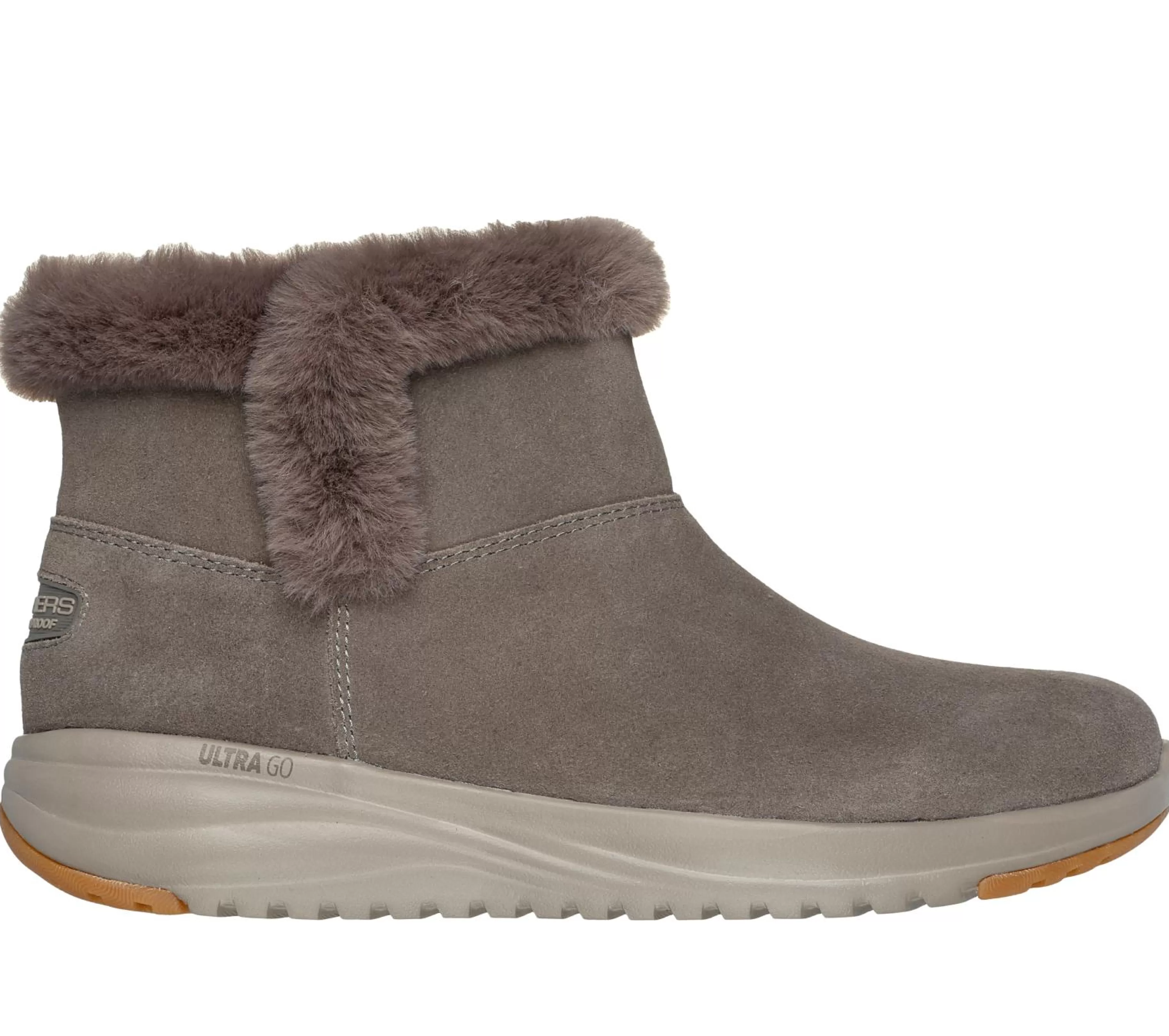 Calçado Sem Atacadores | Botas | SKECHERS On-the-GO Stellar - Cozy Step TAUPE ESCURO