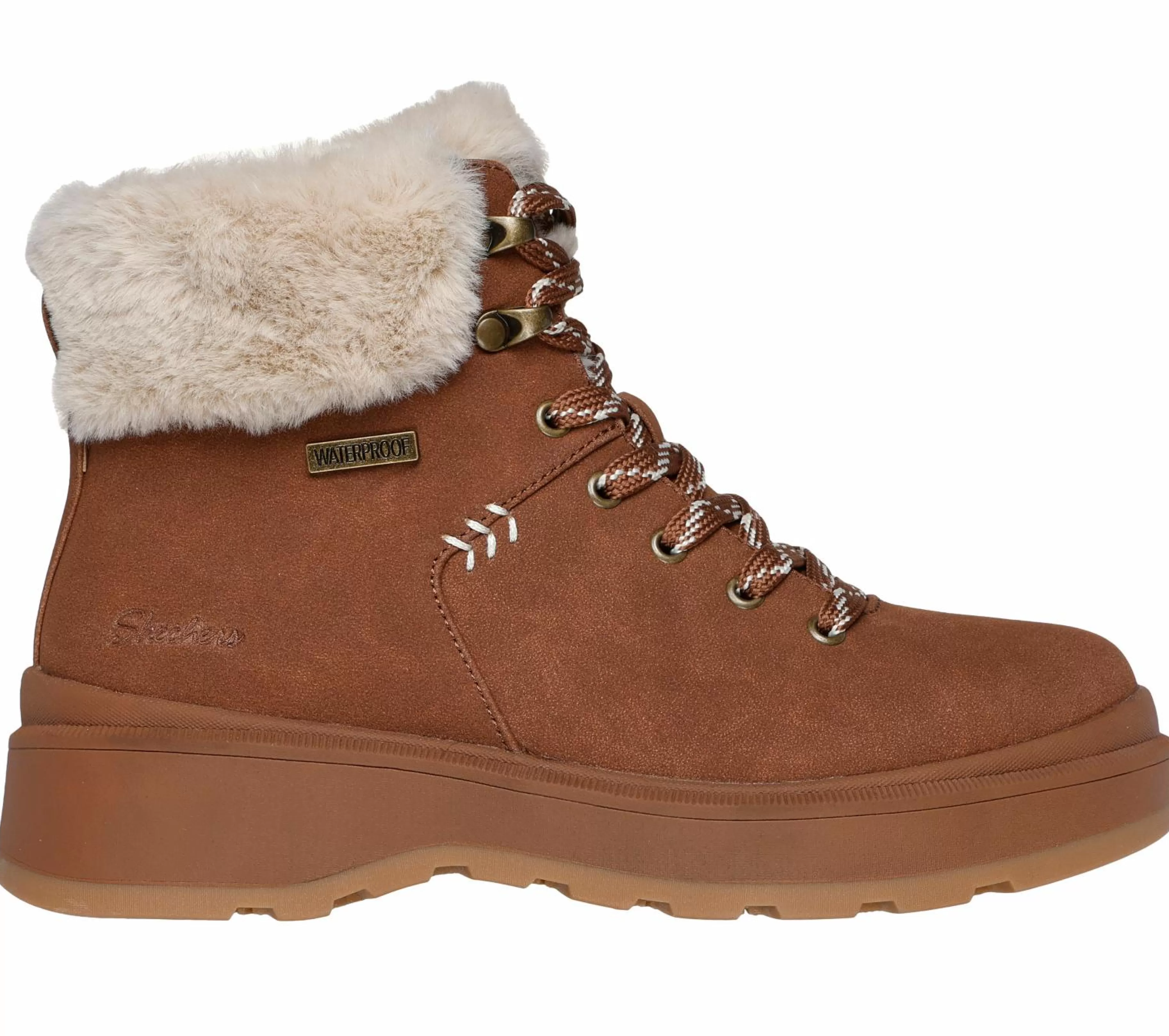 Com Atacadores | Botas | SKECHERS Park City CASTANHO CLARO