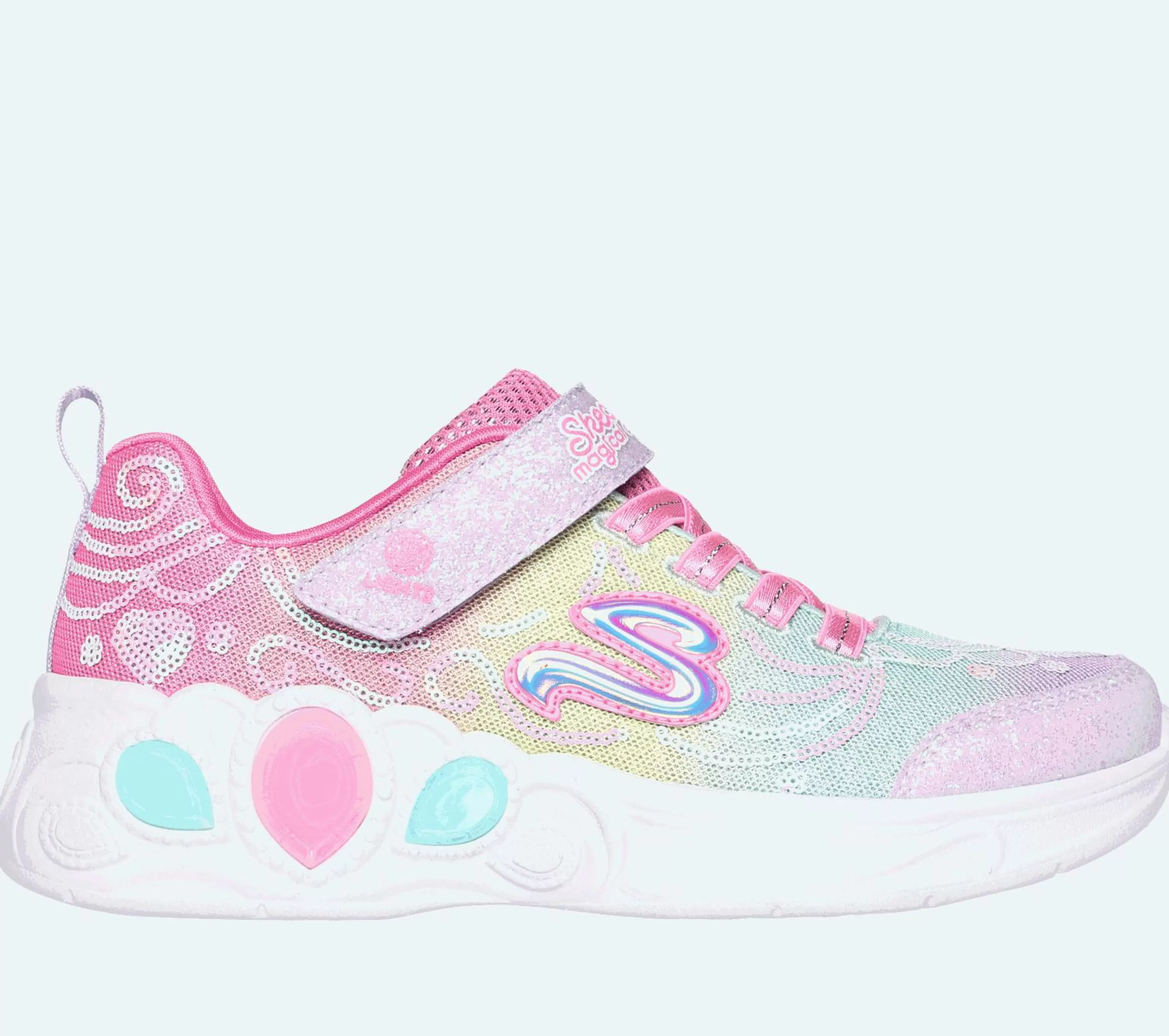 Calçado Sem Atacadores | Luzes | SKECHERS Princess Wishes MULTICOR