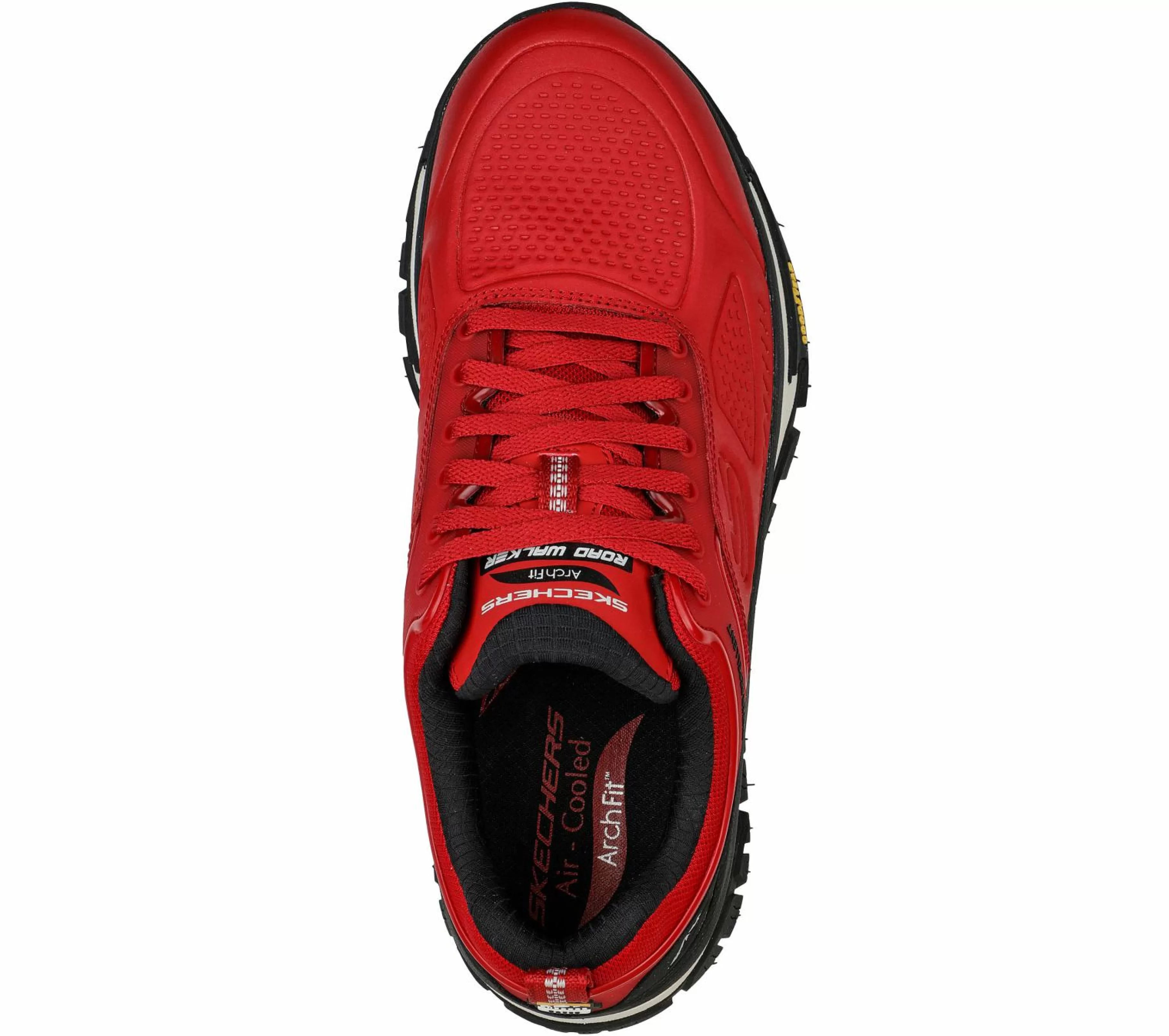 Sapatilhas Casuais | SKECHERS Relaxed Fit: Arch Fit Road Walker - Recon VERMELHO / PRETO