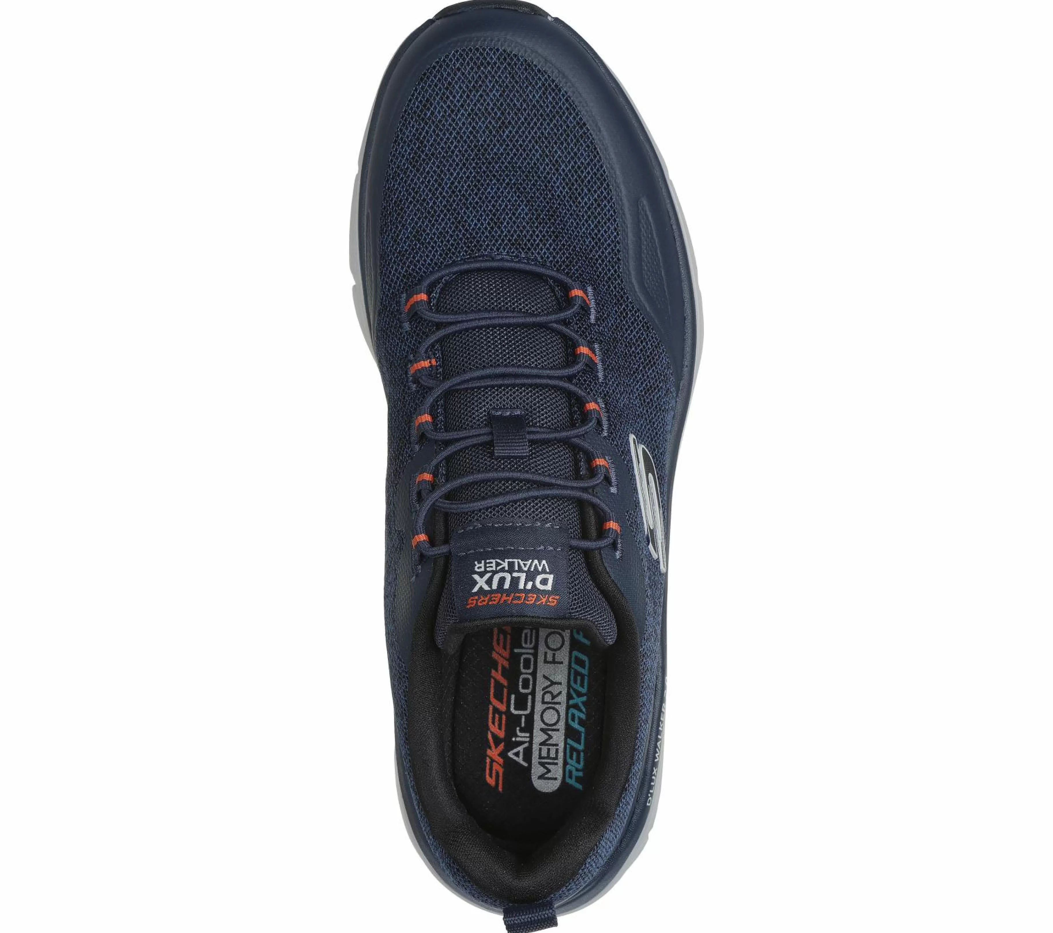 Sapatilhas | SKECHERS Relaxed Fit: D'Lux Walker 2.0 - Steadyway NAVY / LARANJA