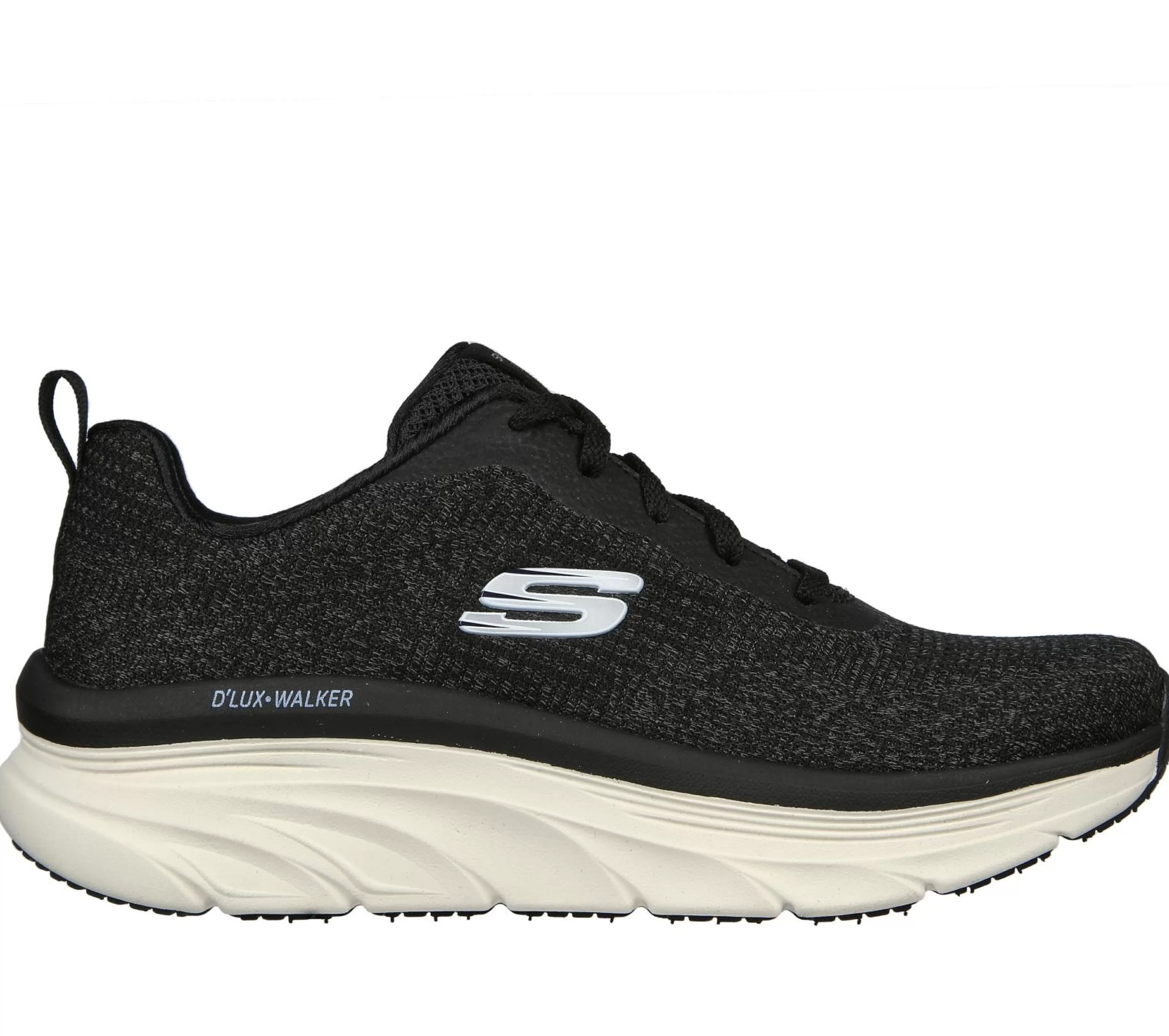 Com Atacadores | Sapatilhas | SKECHERS Relaxed Fit: D'Lux Walker - Daily Beauty PRETO