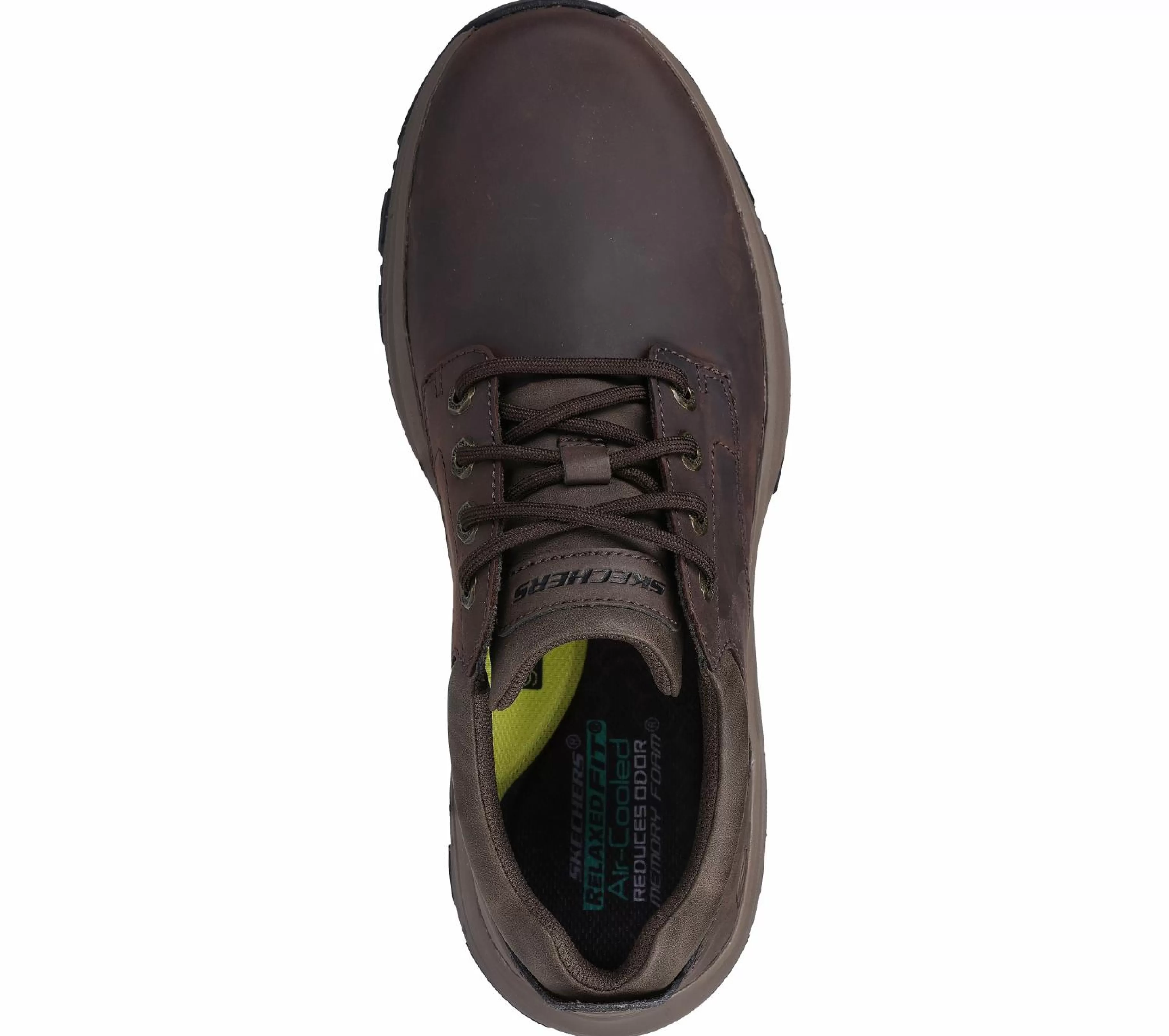 Sapatos Com Atacadores | Sapatilhas Casuais | SKECHERS Relaxed Fit: Knowlson - Leland CASTANHO ESCURO