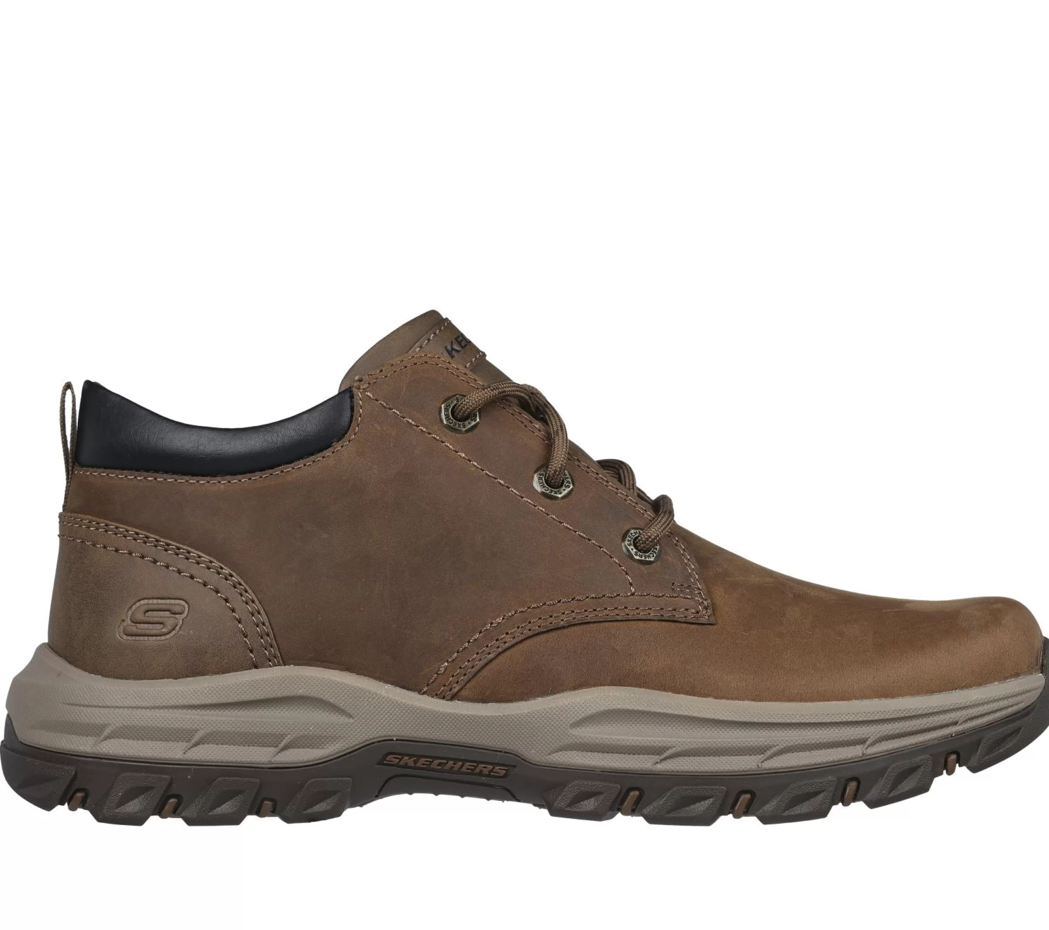 Sapatos Com Atacadores | Botas | SKECHERS Relaxed Fit: Knowlson - Ramhurst CASTANHO DESERTO