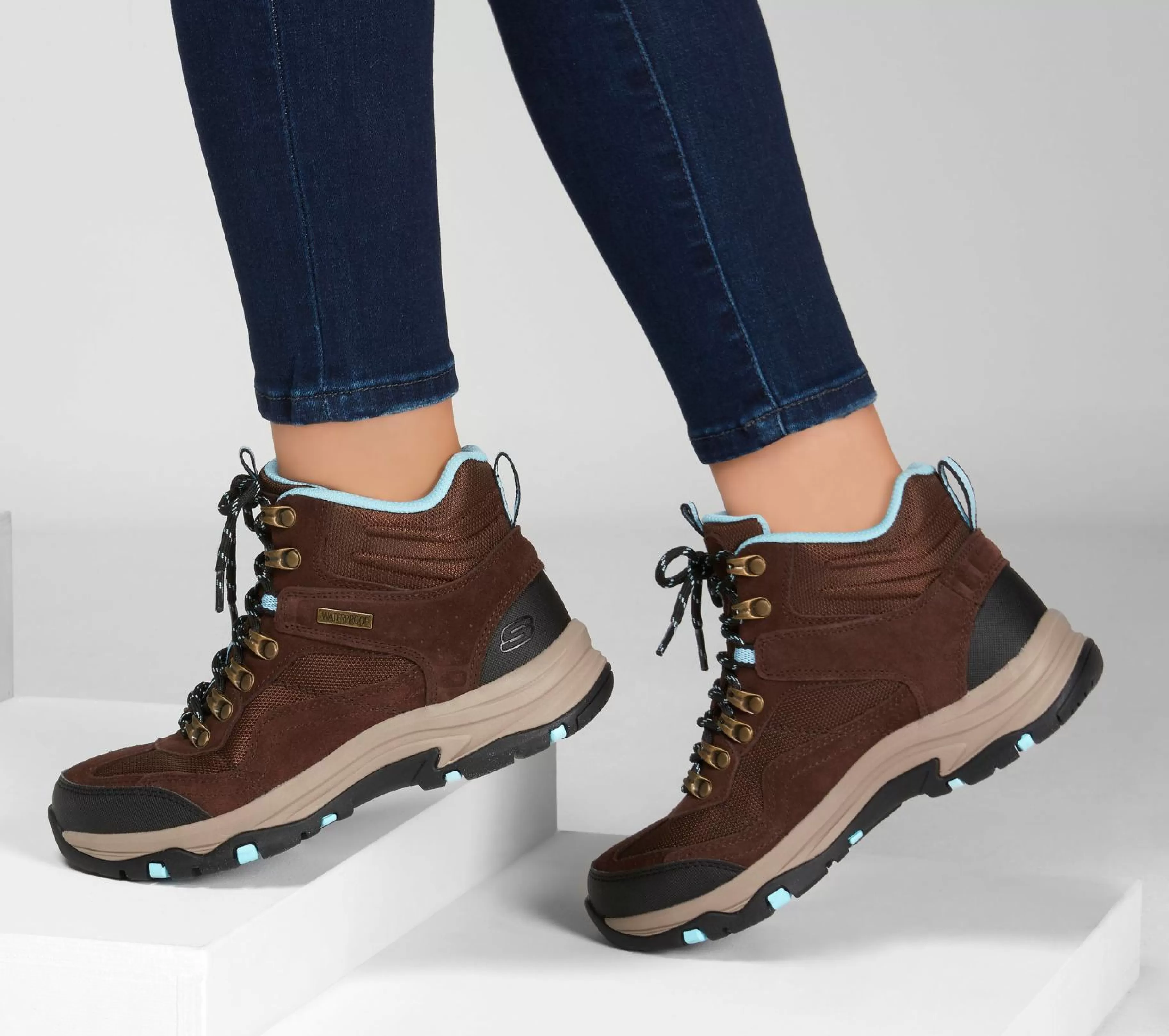 Com Atacadores | Botas | SKECHERS Relaxed Fit: Trego - Base Camp CHOCOLATE