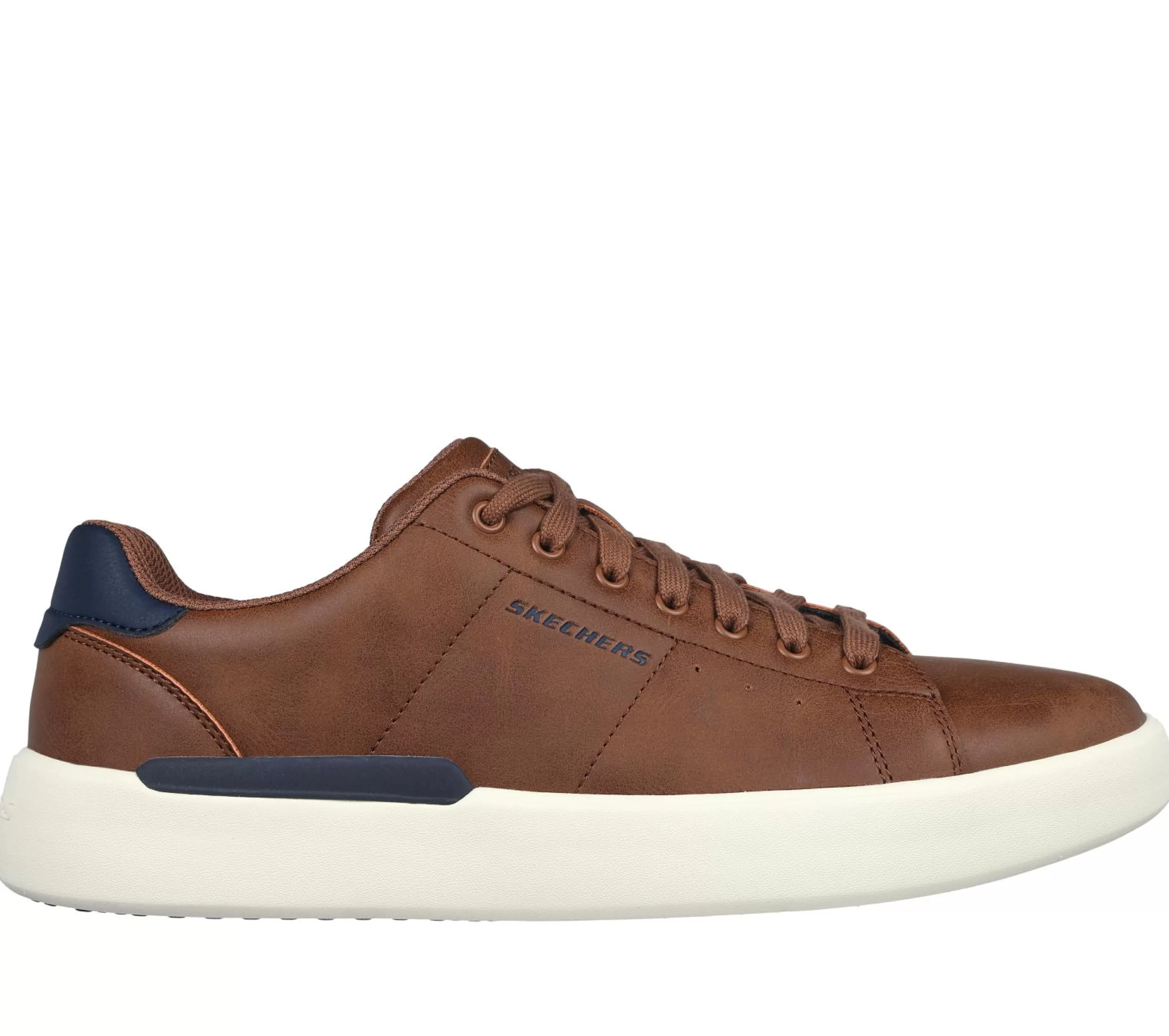 Sapatos Com Atacadores | Sapatilhas Casuais | SKECHERS Relaxed Fit: Verloma - Bening CASTANHO