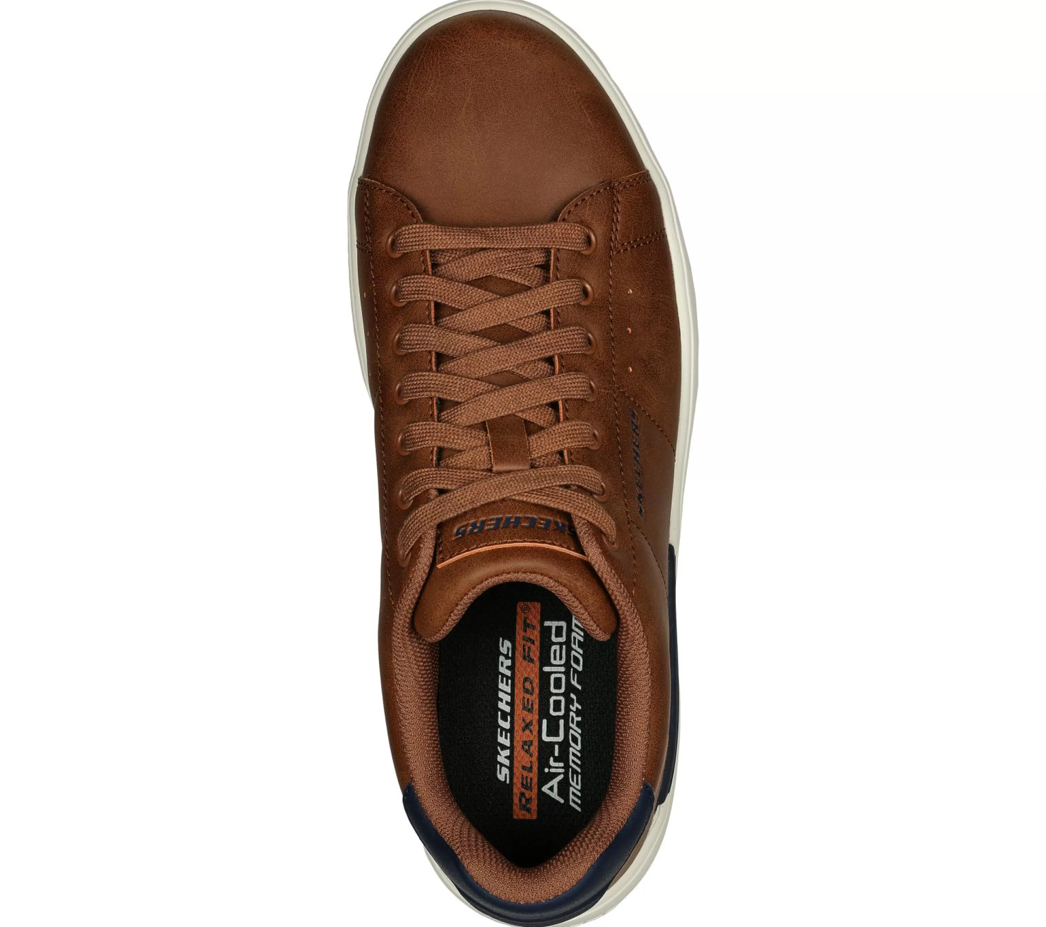 Sapatos Com Atacadores | Sapatilhas Casuais | SKECHERS Relaxed Fit: Verloma - Bening CASTANHO