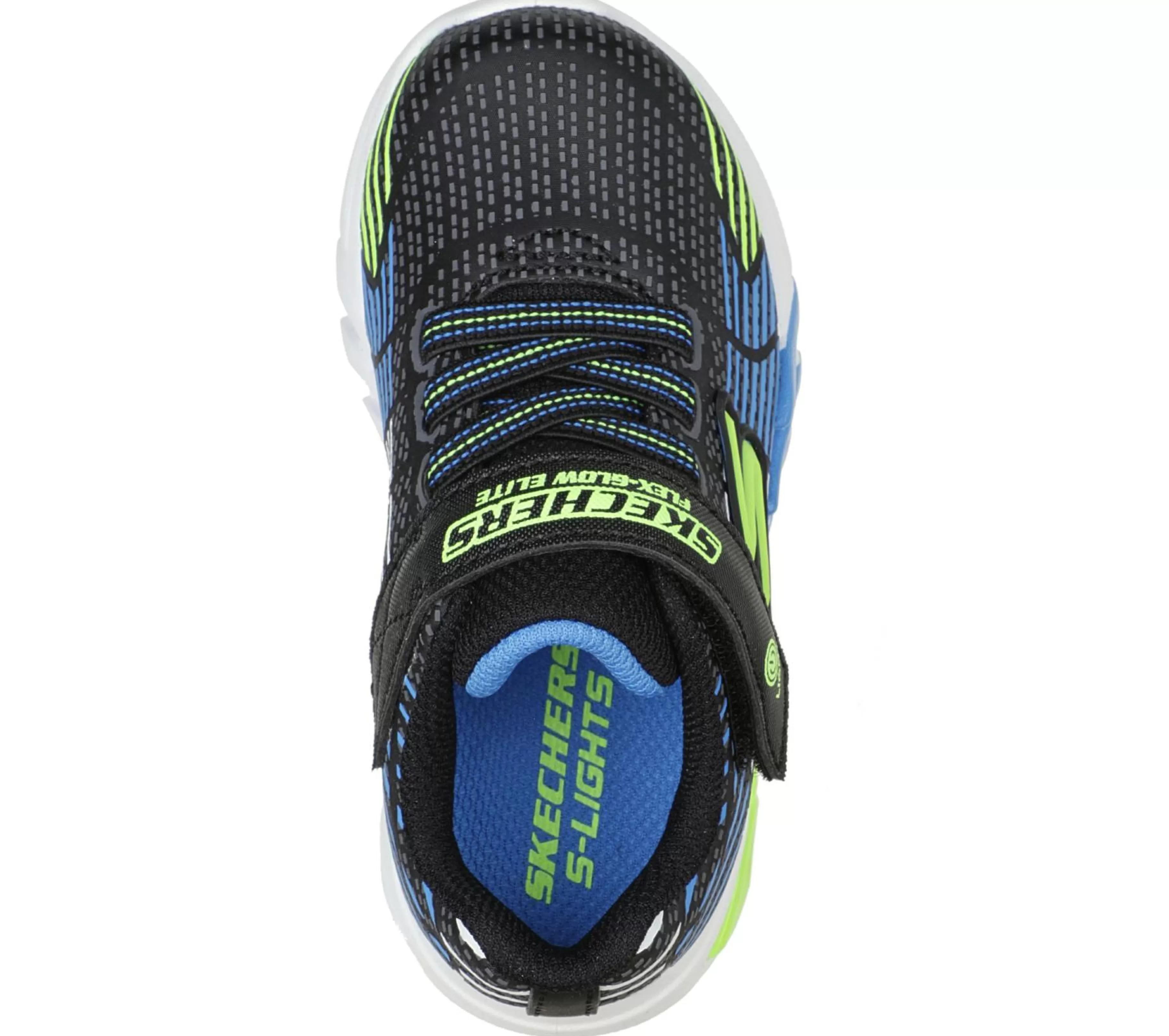 Luzes | SKECHERS S Lights: Flex-Glow Elite PRETO / LIMA