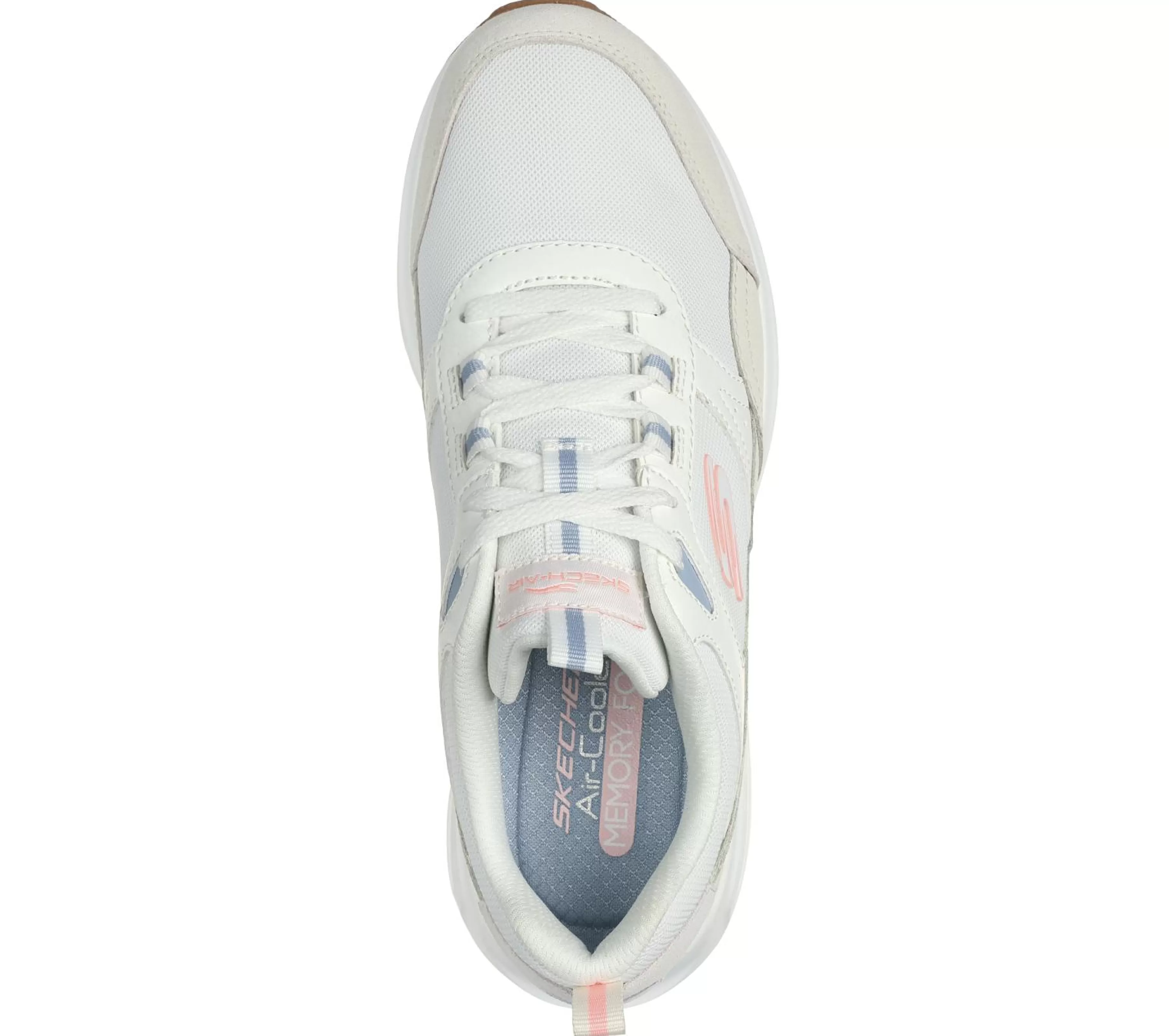 Com Atacadores | Sapatilhas Casuais | SKECHERS Skech-Air Court - Retro Avenue BRANCO SUJO