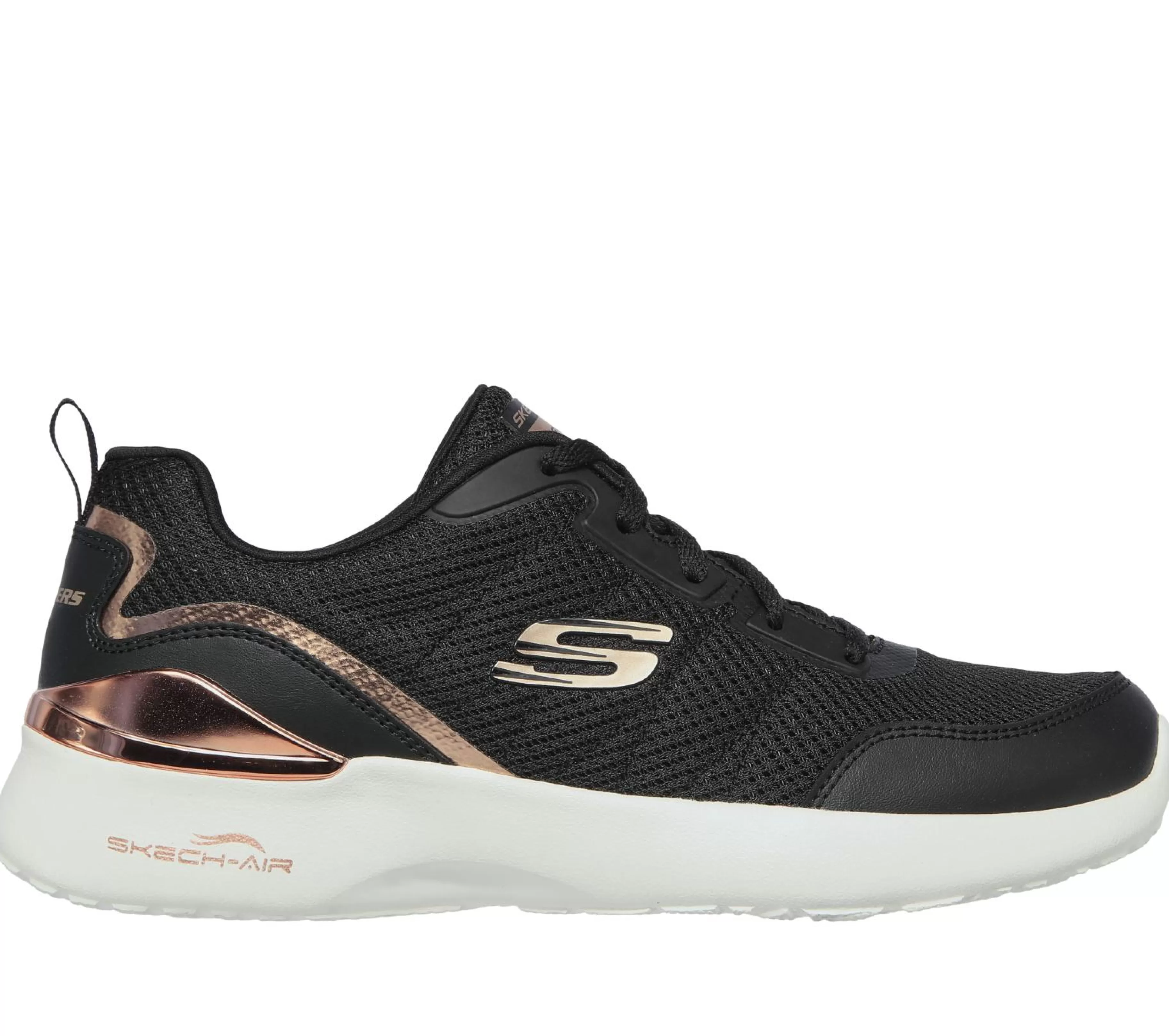 Com Atacadores | Sapatilhas | SKECHERS Skech-Air Dynamight - The Halcyon PRETO / DOURADO ROSA