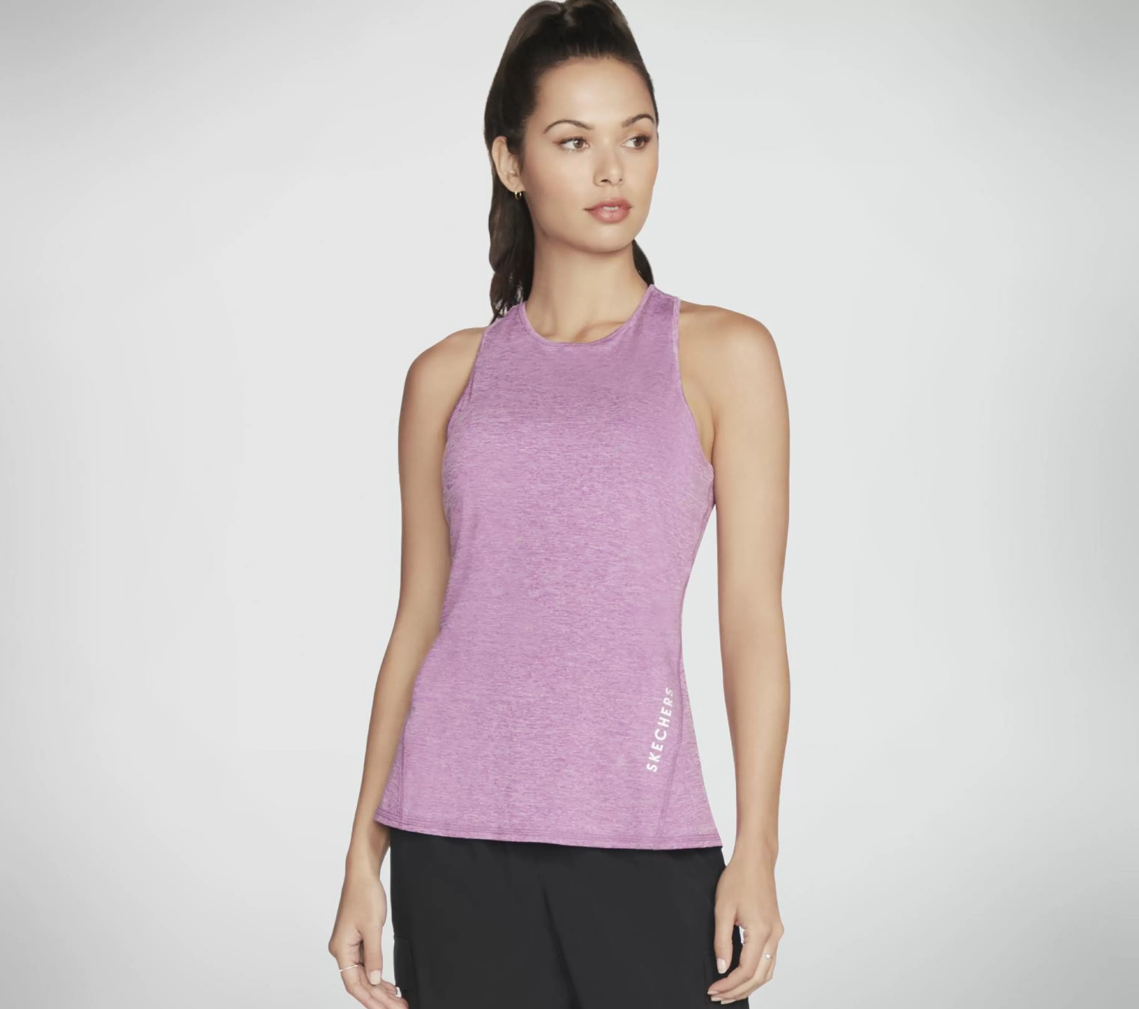 Partes De Cima | Partes De Cima | SKECHERS Apparel Diamond Blissful Tank ROXO / ROSA CHOQUE