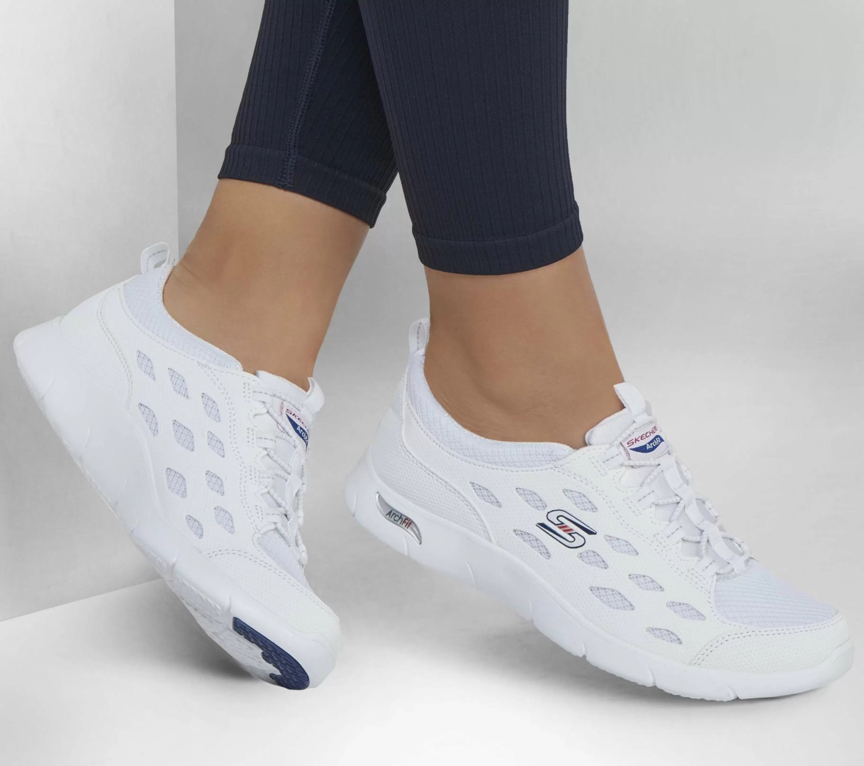 Sapatilhas Casuais | SKECHERS Arch Fit Refine BRANCO / NAVY