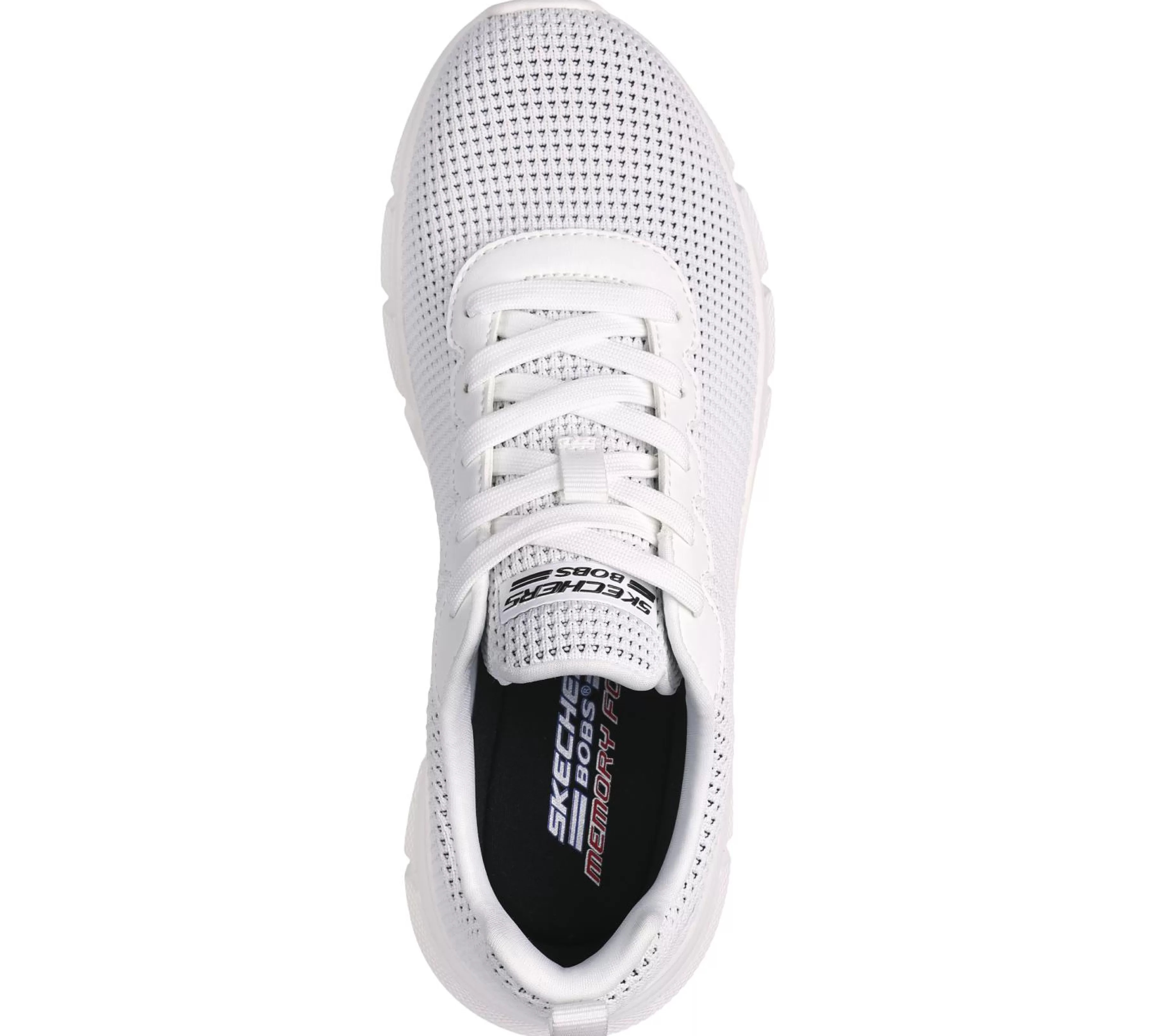 Com Atacadores | Sapatilhas Casuais | SKECHERS BOBS Sport B Flex - Visionary Essence BRANCO