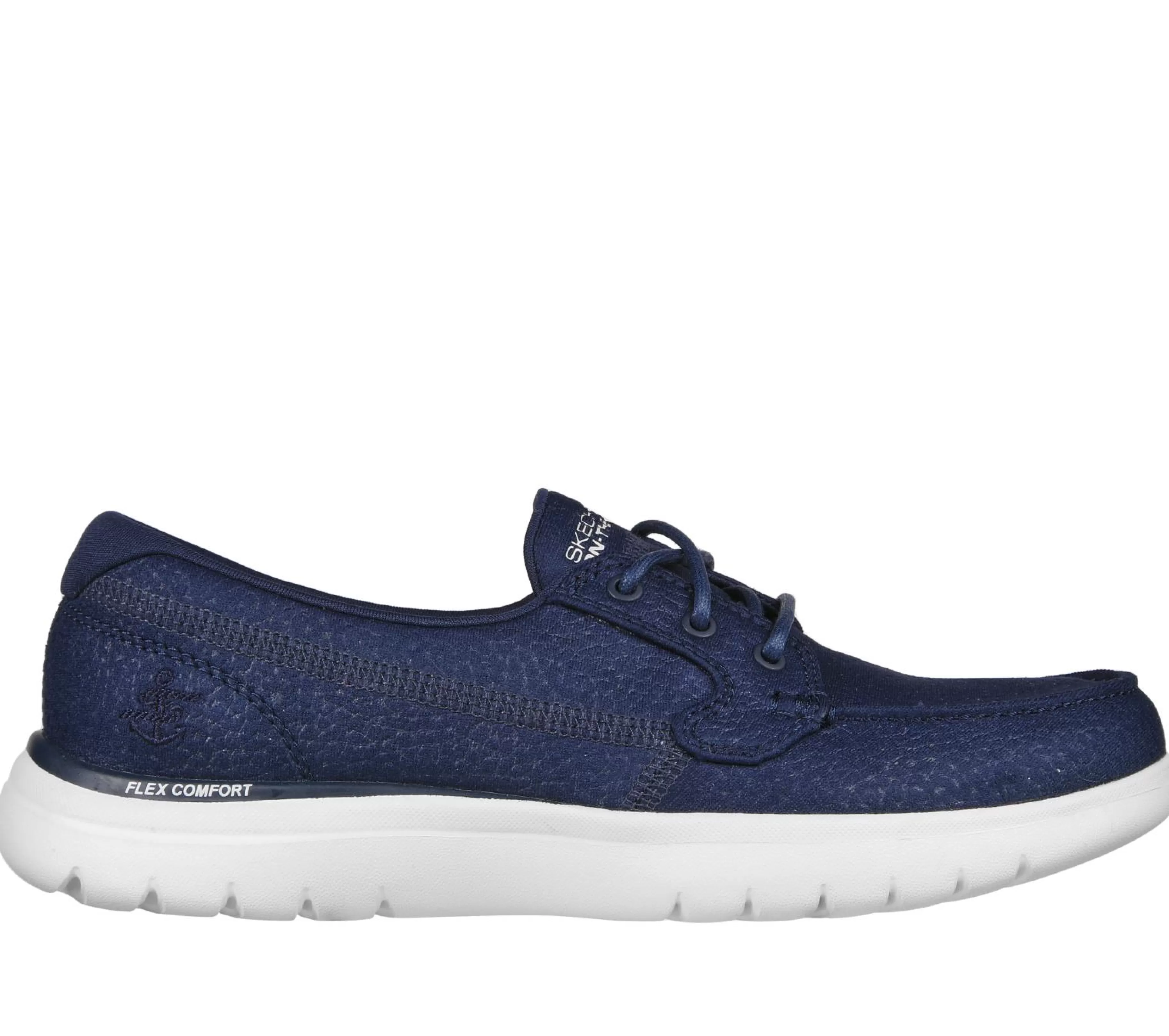 Sapato De Vela | Com Atacadores | SKECHERS On The GO Flex - Un Mar NAVY