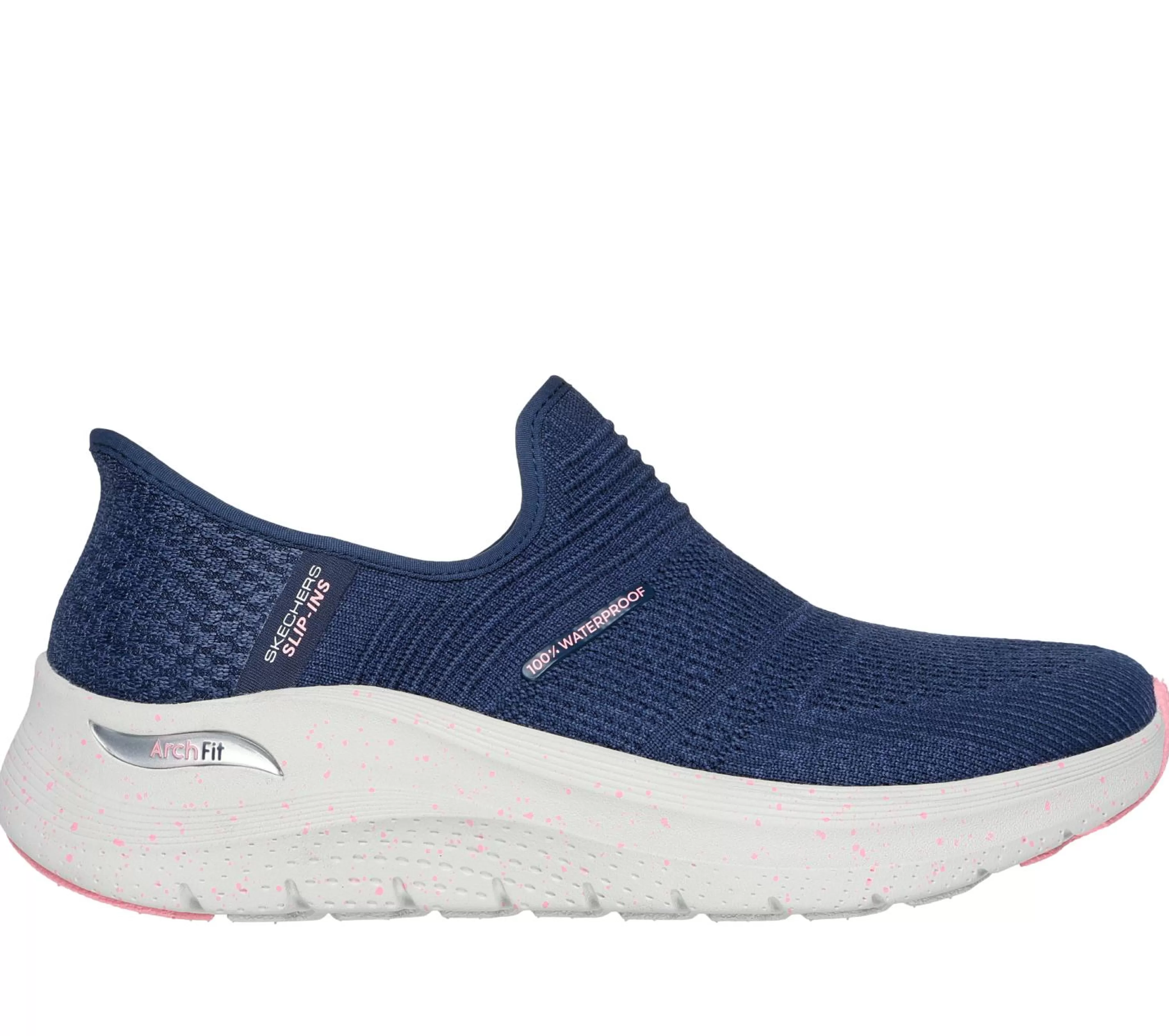 Calçado Sem Atacadores | Hands Free Slip-Ins | SKECHERS Slip-ins: Arch Fit 2.0 - Right As Rain NAVY / ROSA